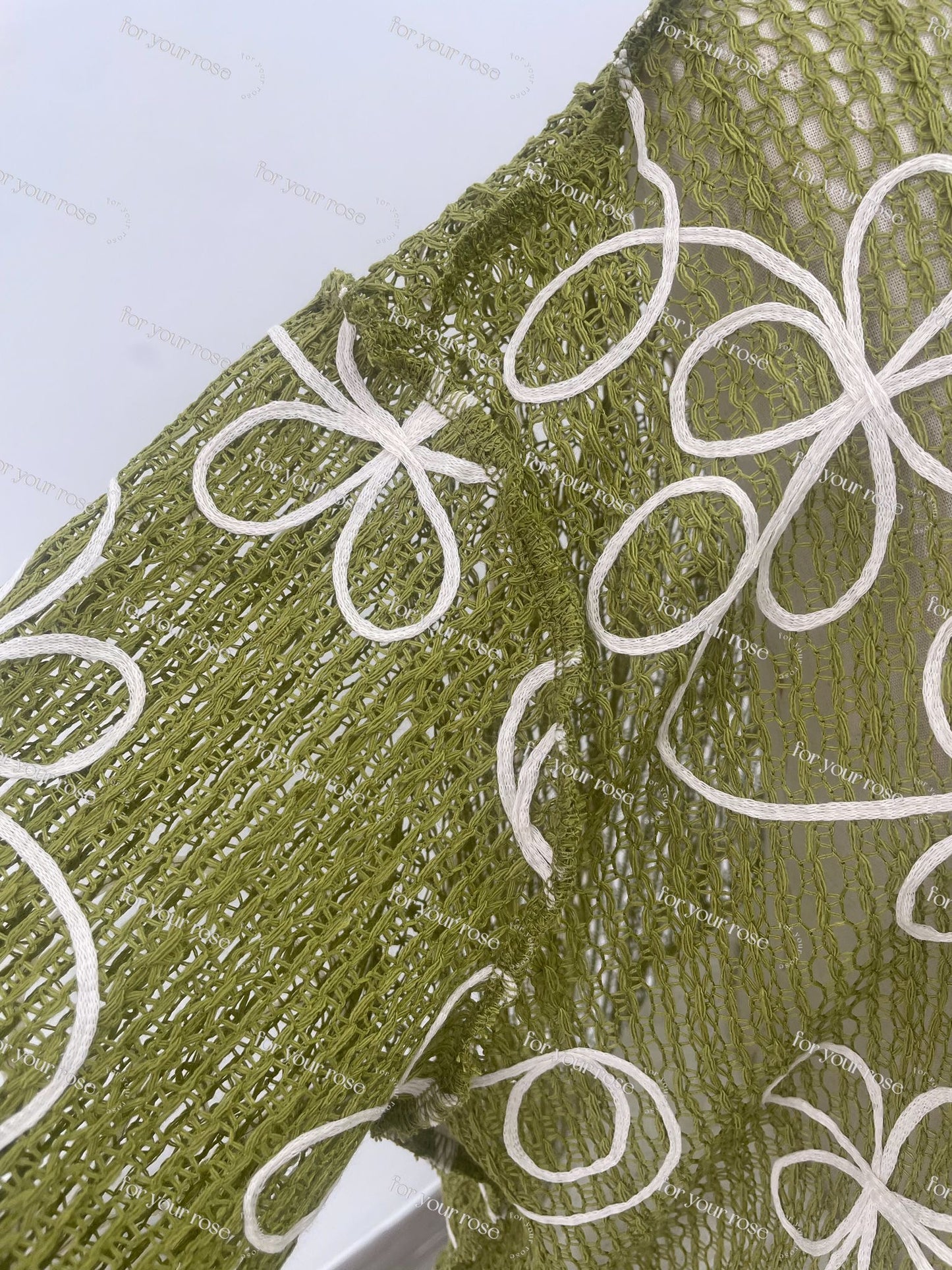 Two ways花花網洞外套 五色入