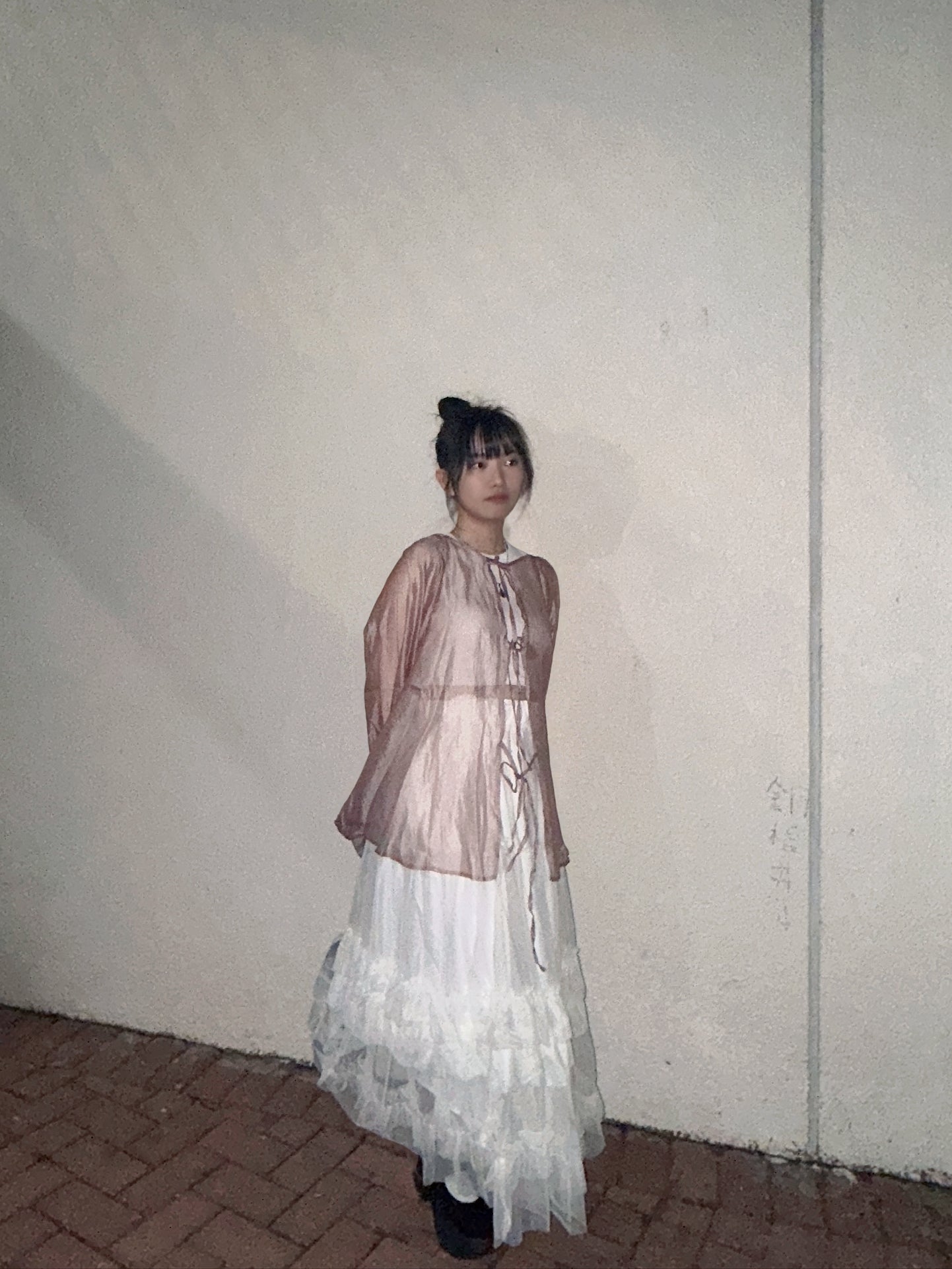 日系透明感綁帶外套🪽