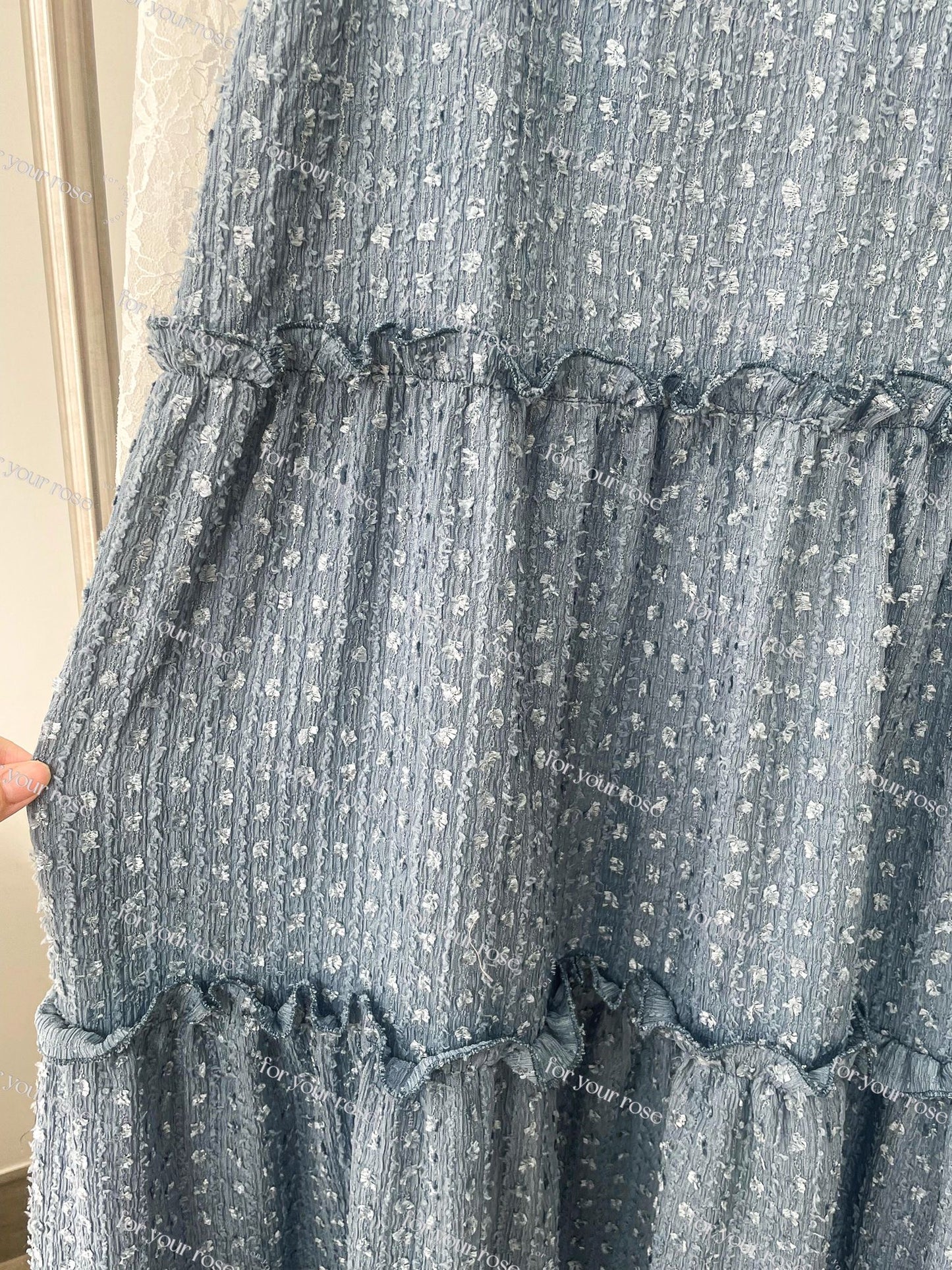 Two ways雪花粒粒連身裙 三色入