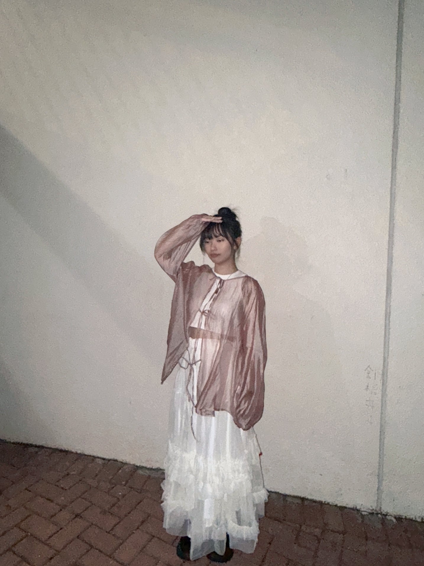 日系透明感綁帶外套🪽