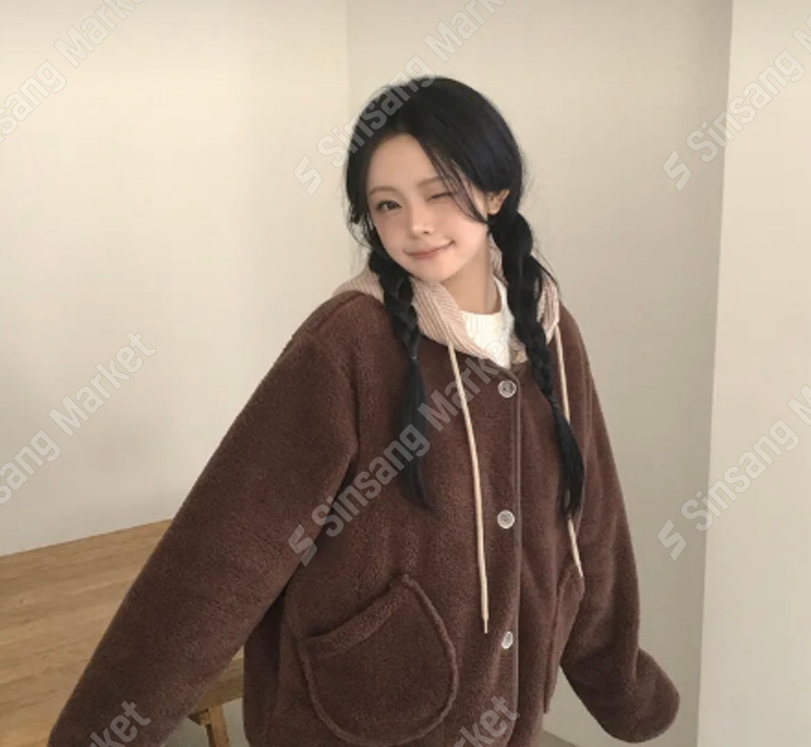 Wool Jacket (Removable Hood)