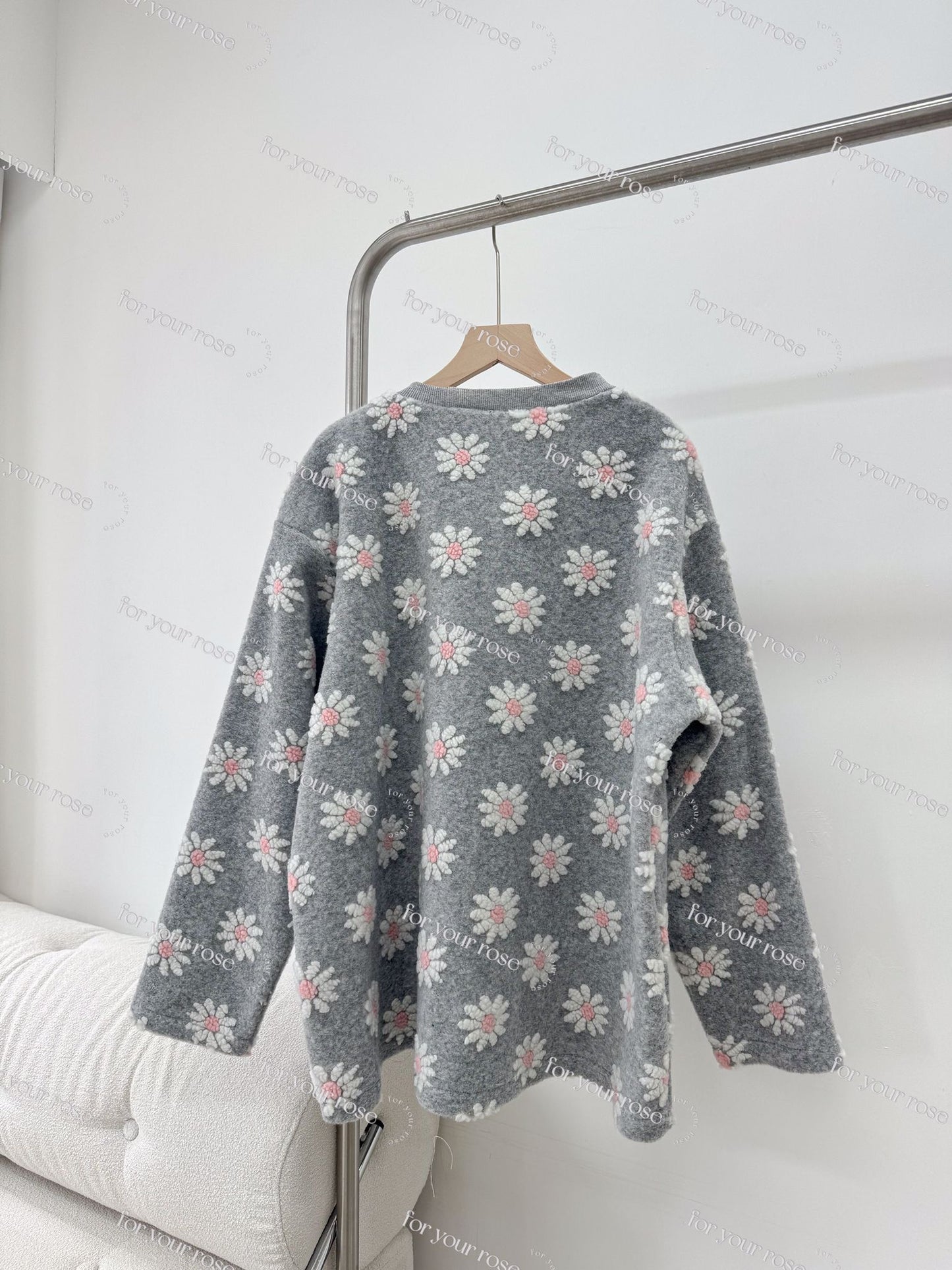 羊羔毛花花毛衣