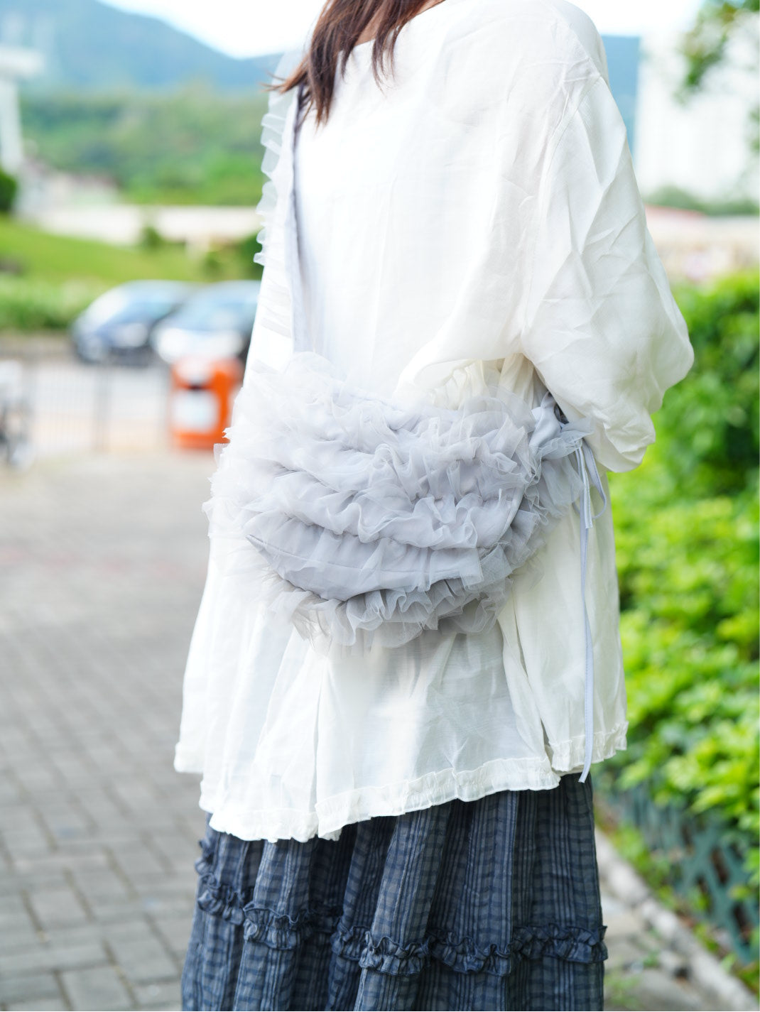 Ruffle紗紗袋