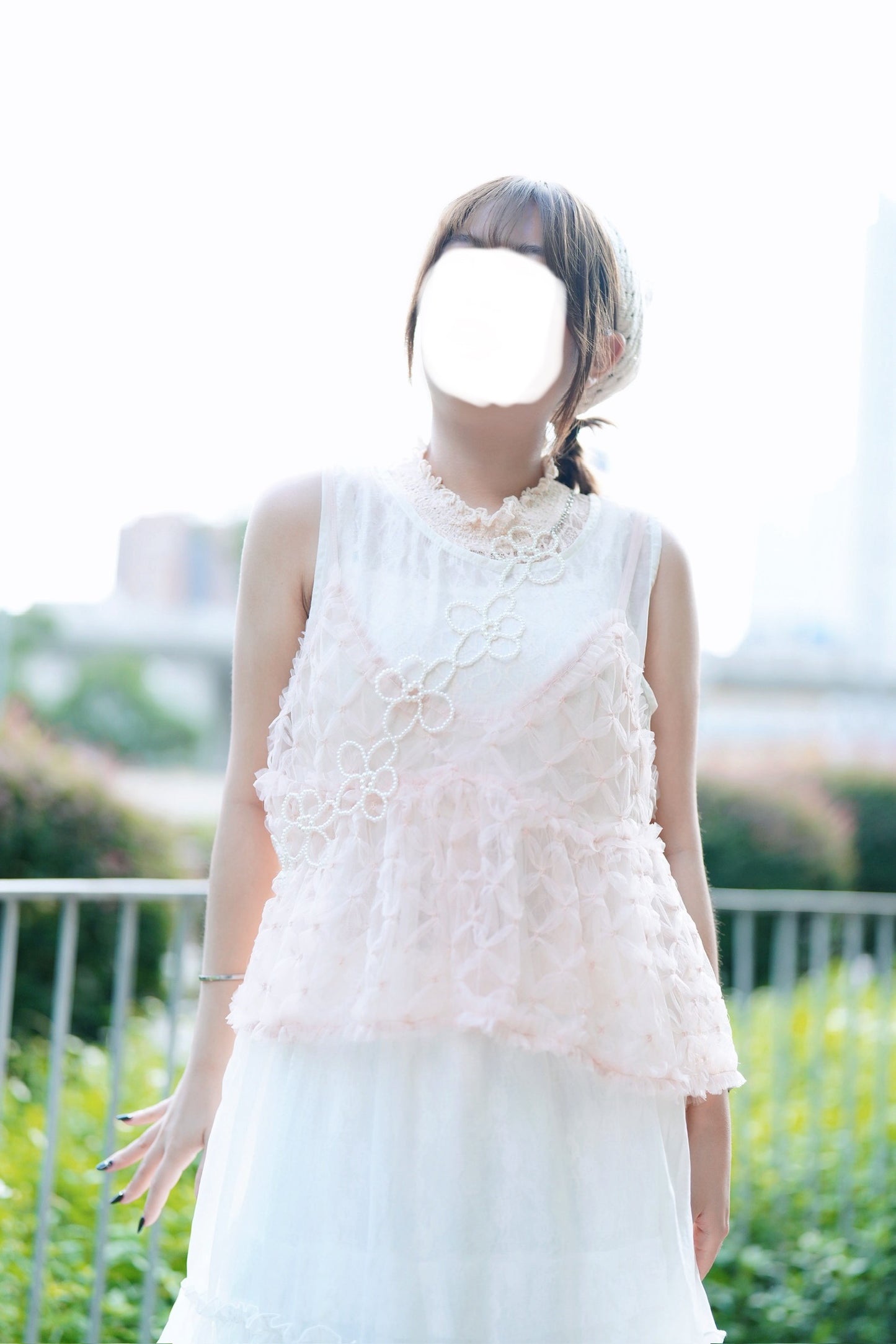 3000Followers限定優惠🔥 立體花紗吊帶 三色入