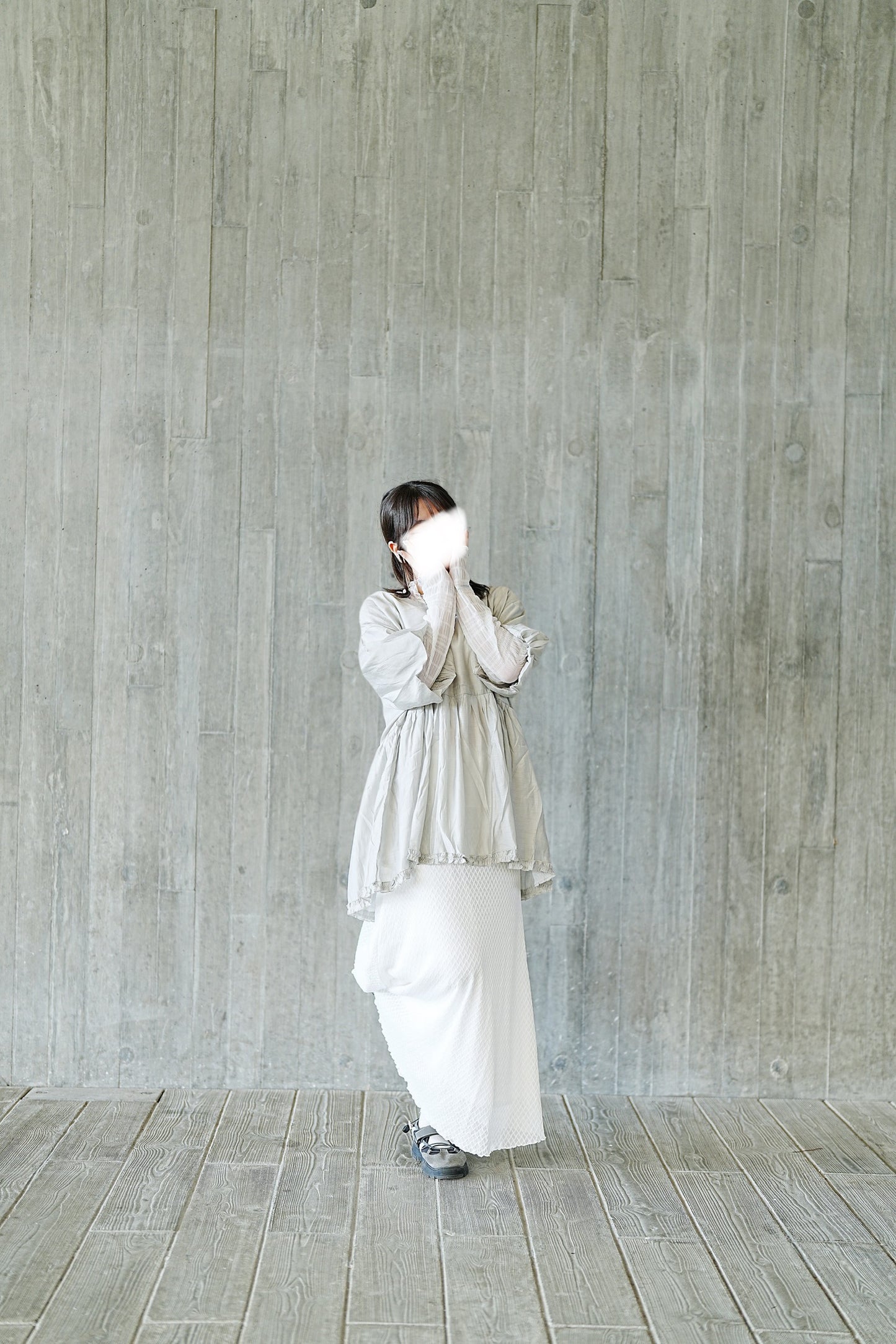 泡泡ruffle top