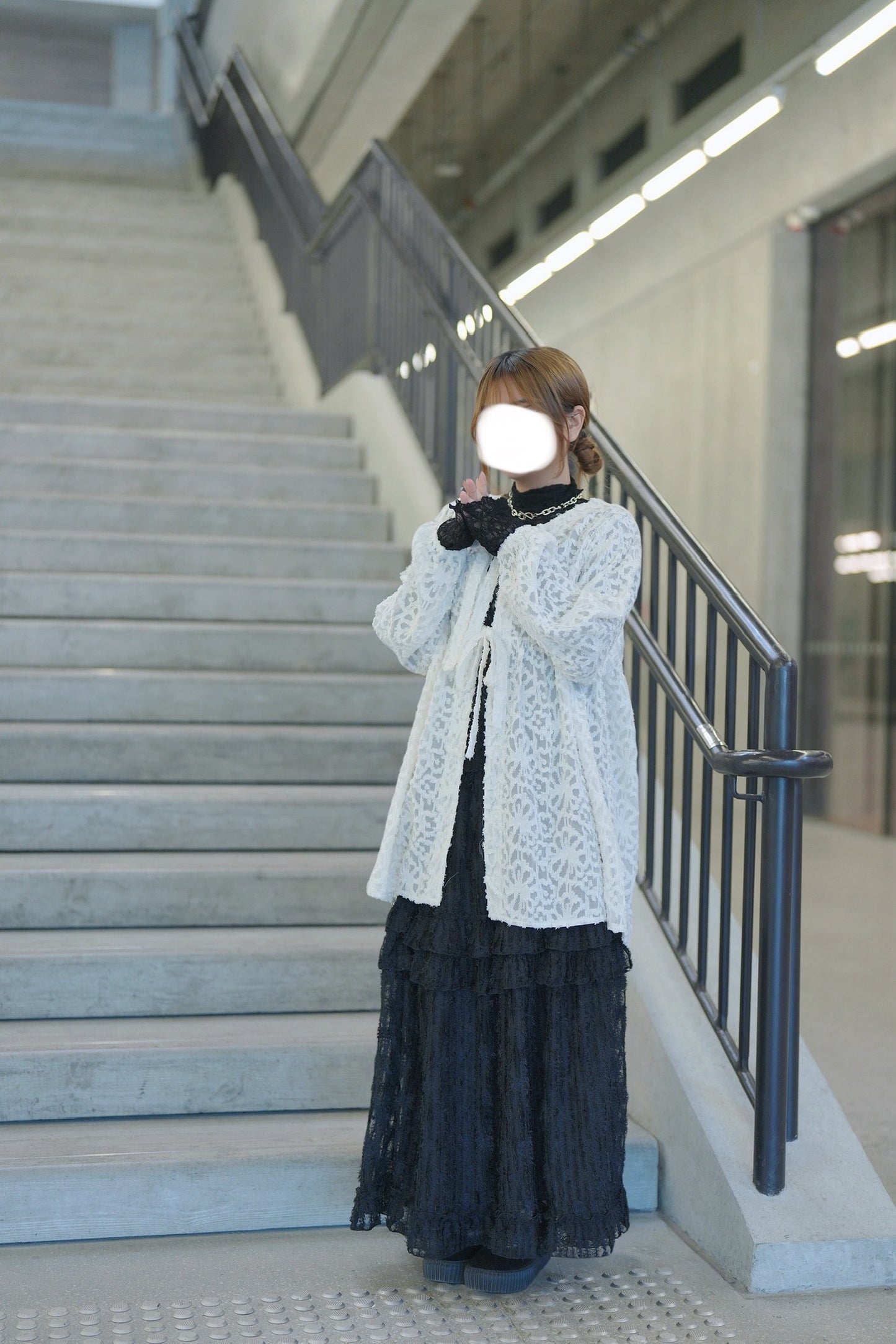 [$179優惠🔥]花花毛毛綁帶外套 三色入