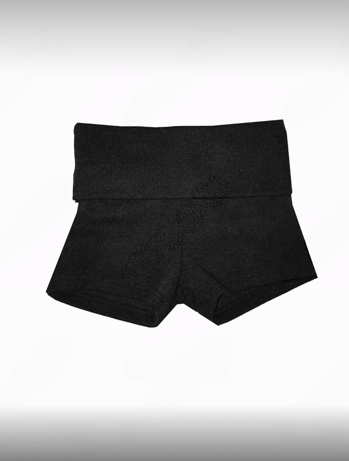 翻折腰頭坑紋短褲 三色入