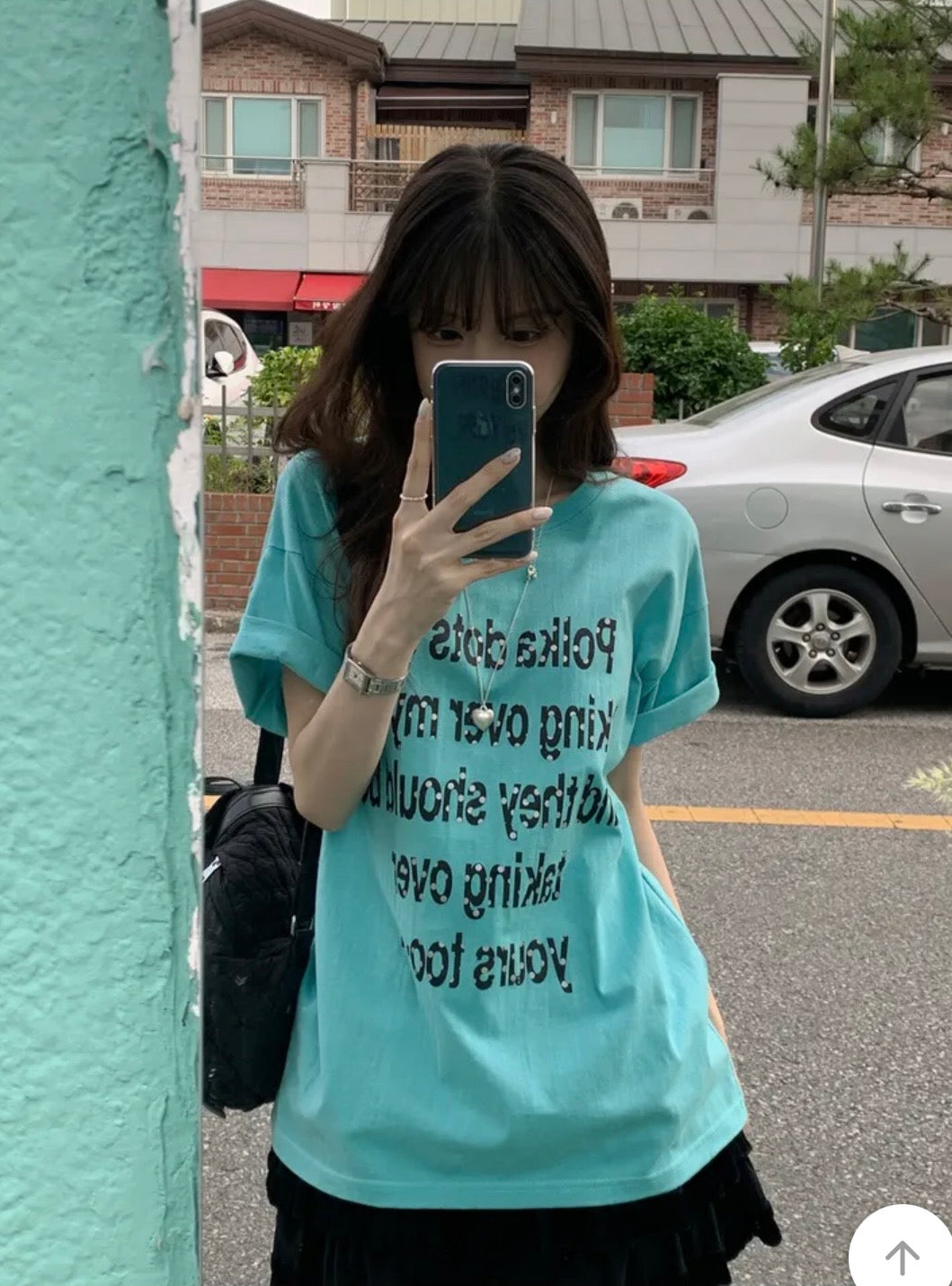 復古字母印花Tee 四色入