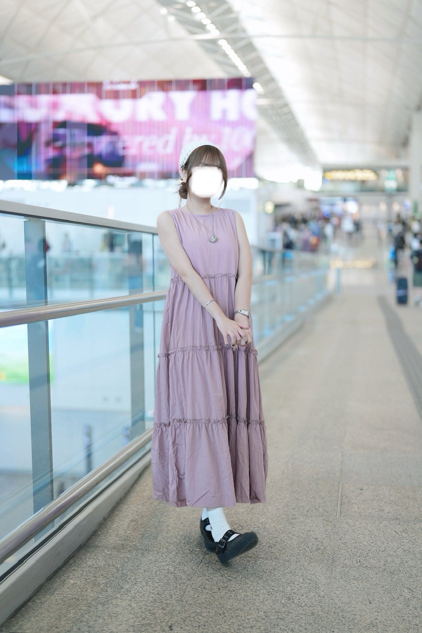 涼感背心ruffle蛋糕裙