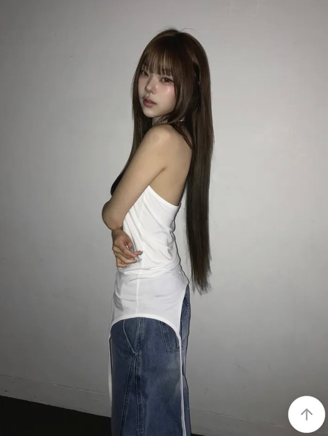 淨色掛頸背心 四色入