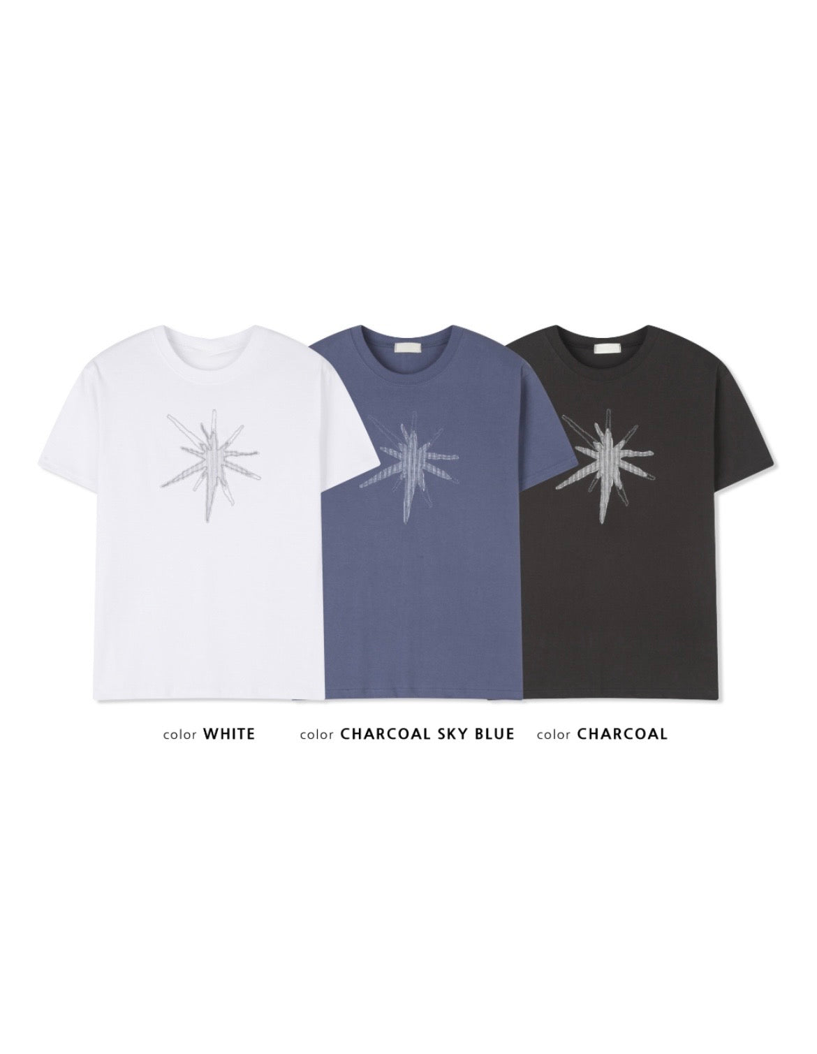 【1+1】格紋星星Tee 五色入