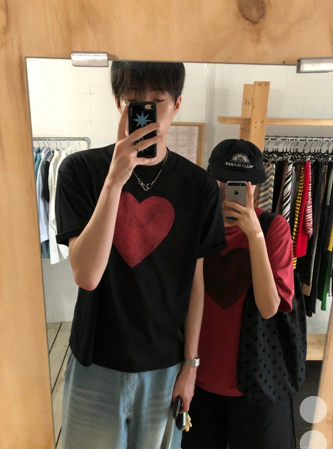 【1+1】心心塗鴉Tee 三色入