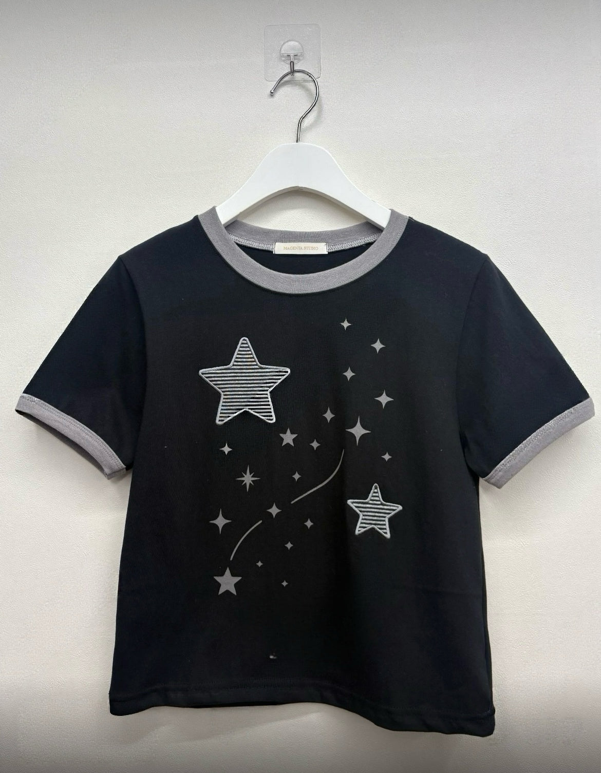 超人氣星星Crop Top 四色入