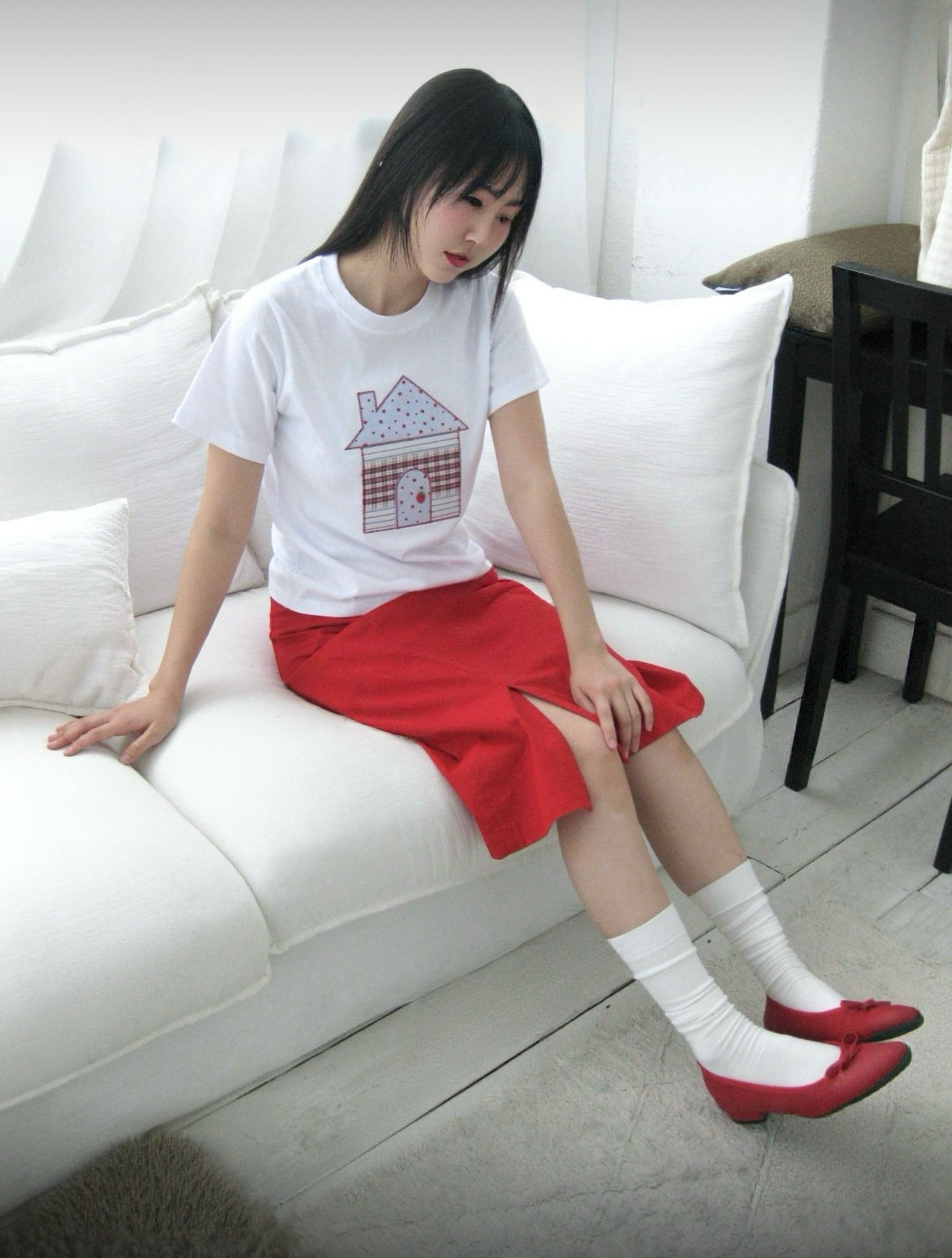 韓制小屋星星Top 兩色入