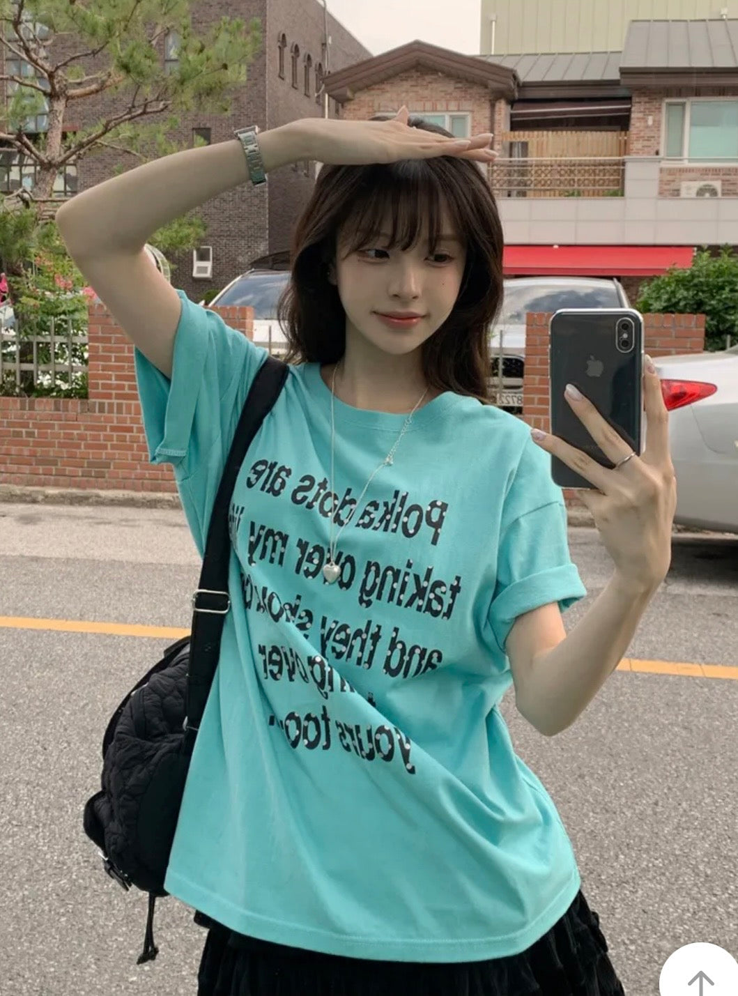 復古字母印花Tee 四色入
