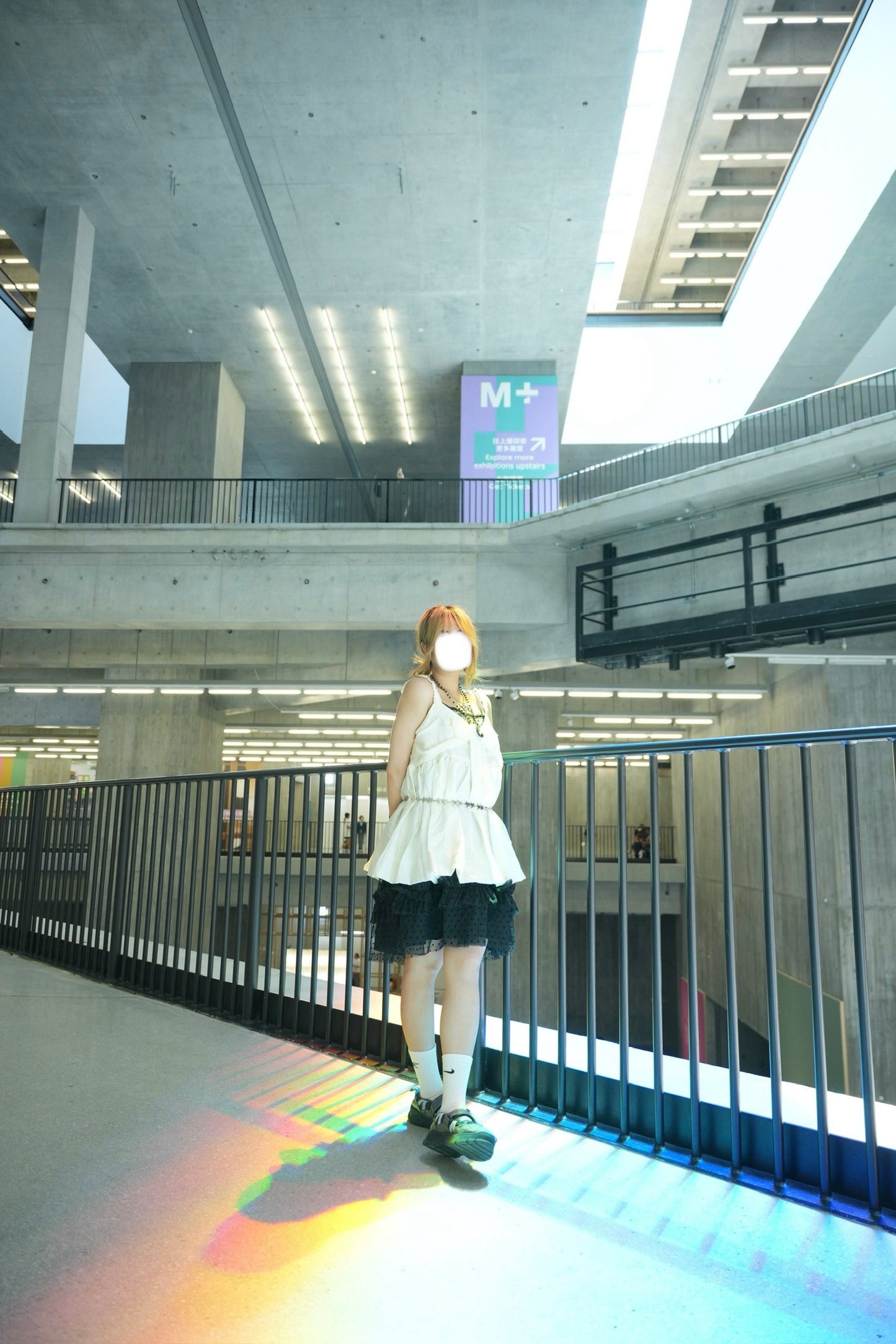 愛心網紗ruffle OPS 四色入