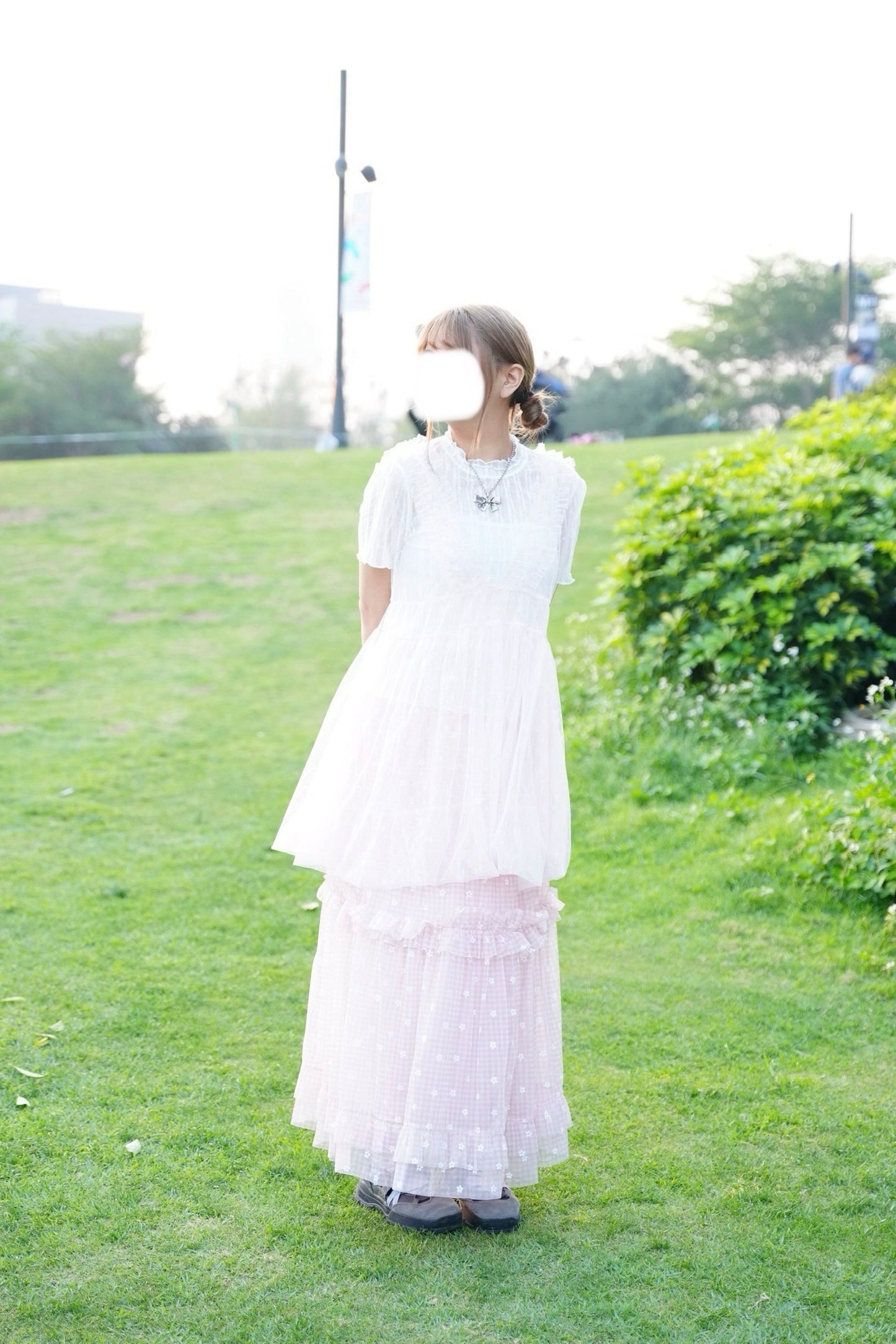 芒星花邊氣球外撘 三色入￼