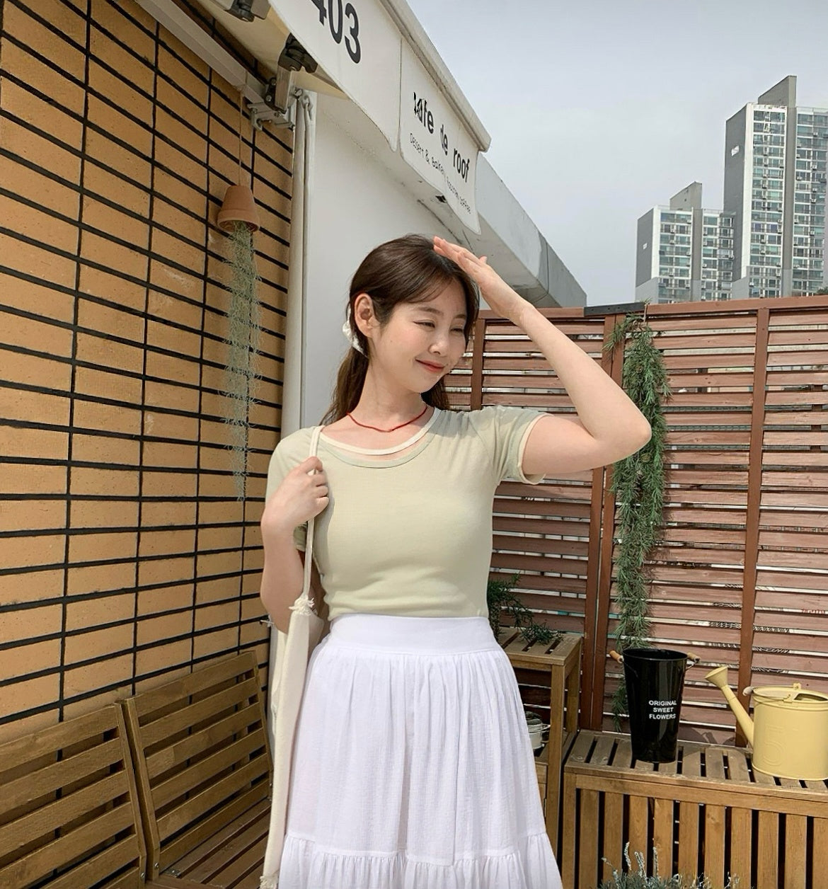 4月限定韓貨預訂95折ᢉ𐭩  See Through Tee 九色入