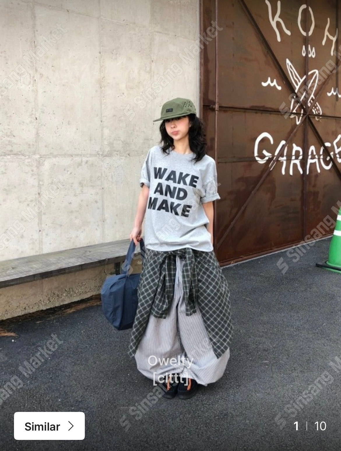 【1+1】花花字母Tee 五色入