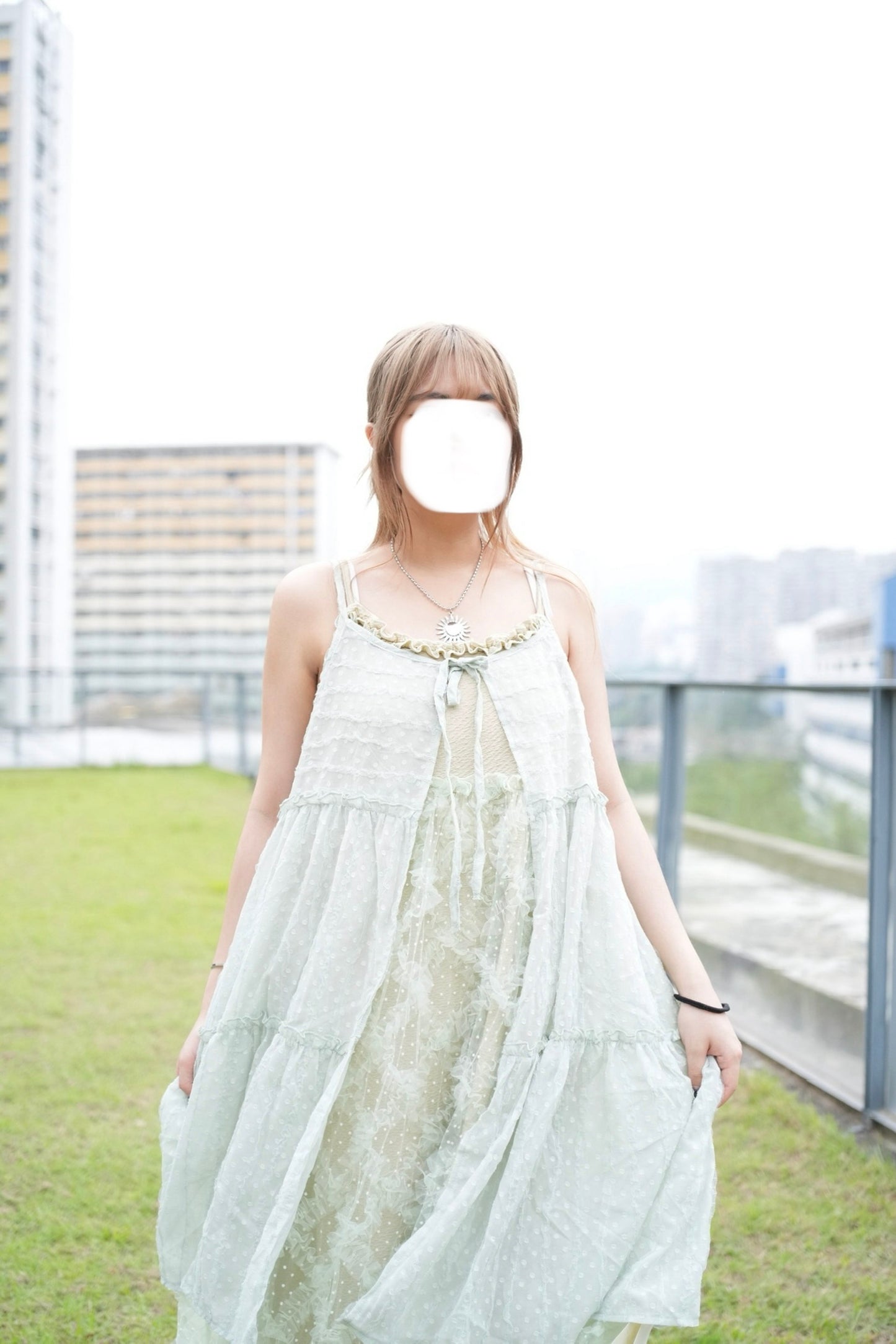 波點吊帶外搭 三色入￼