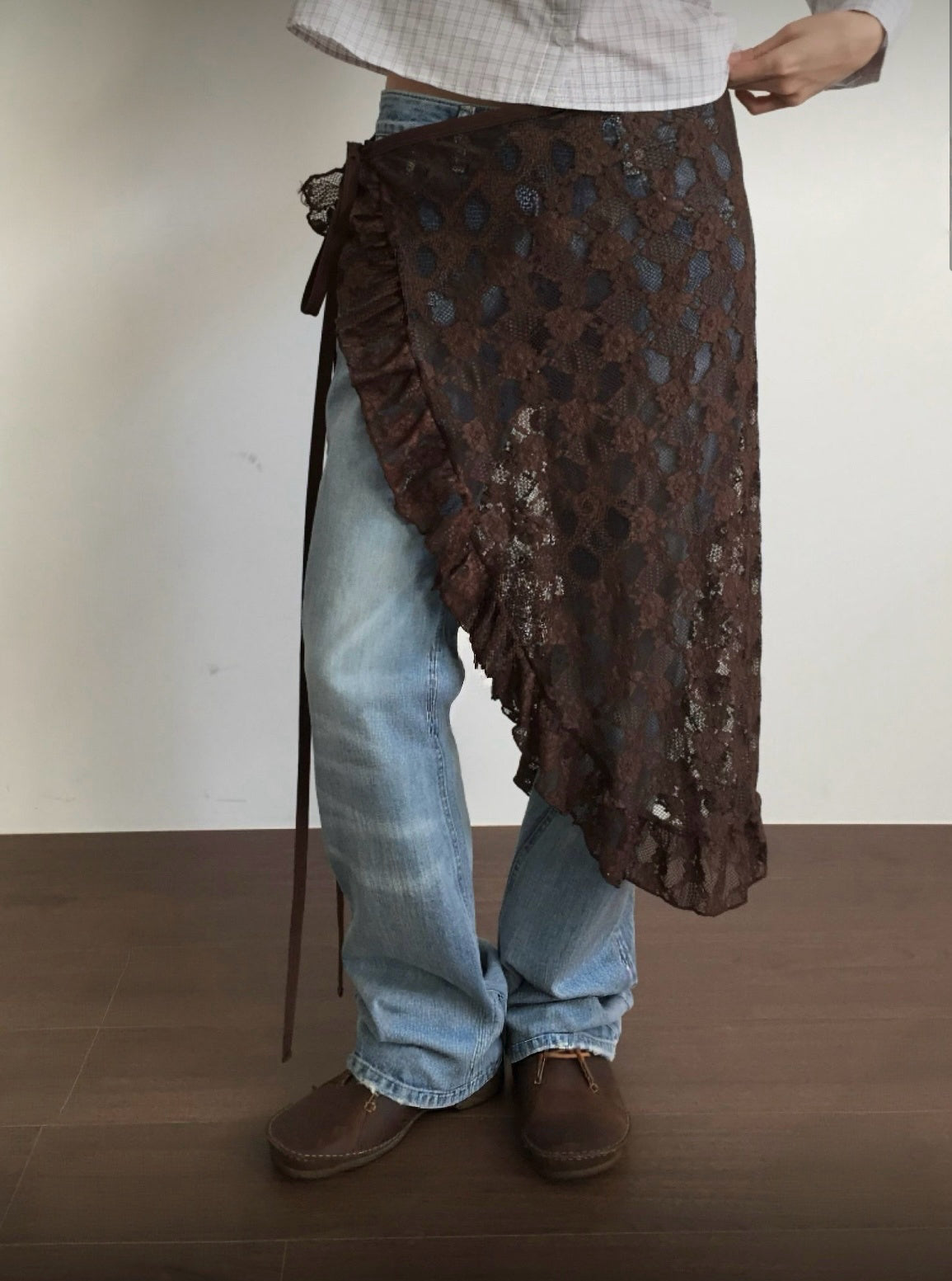 3月限定韓貨預訂95折☆ Layered Wrap Skirt 三色入