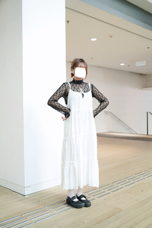 Two ways雪花粒粒連身裙 三色入