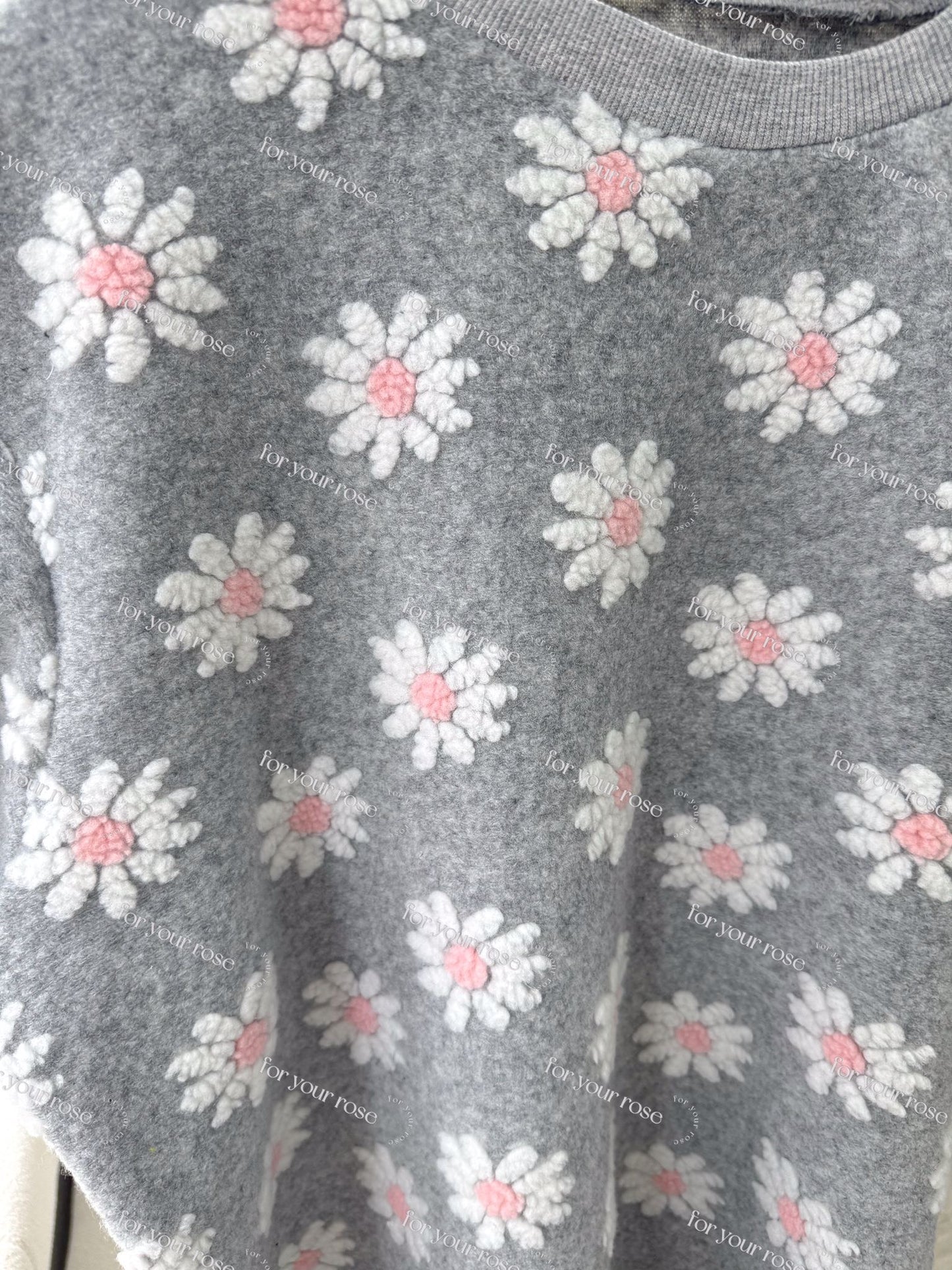 羊羔毛花花毛衣