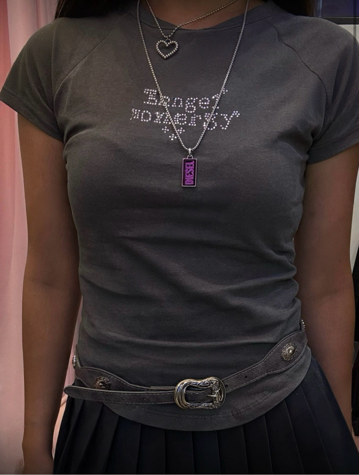 韓制翅膀Crop Top 兩色入