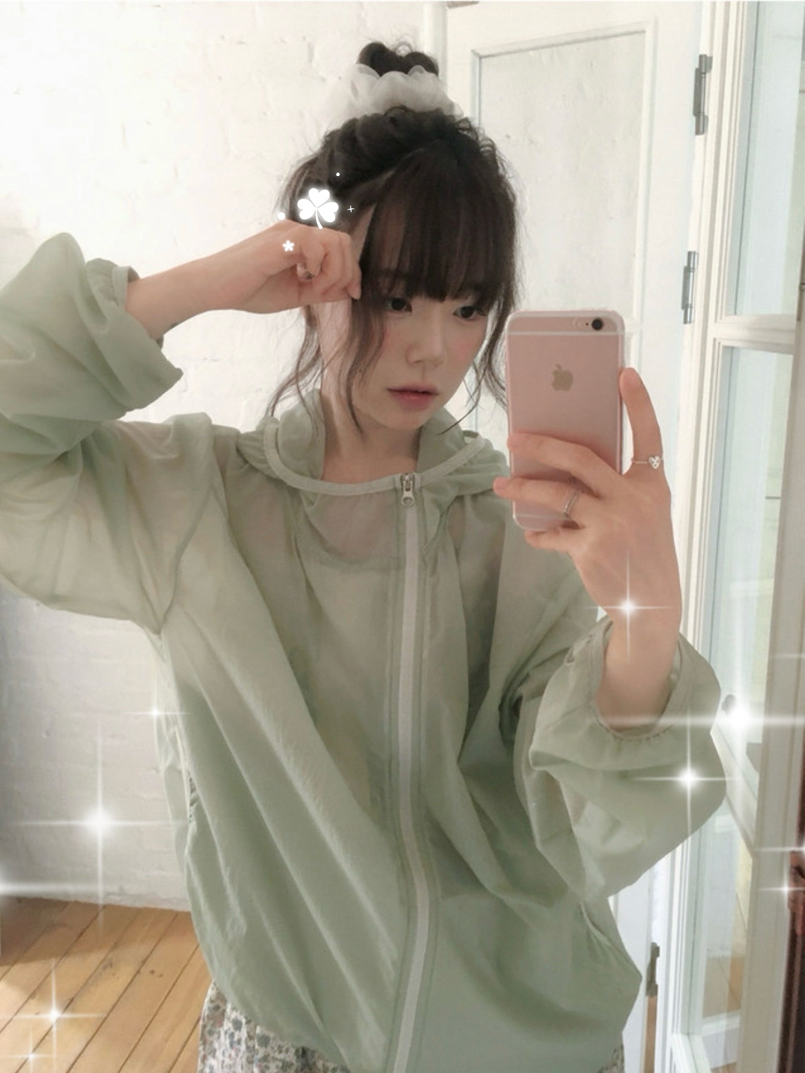 雨季必備!超薄透透風褸 五色入