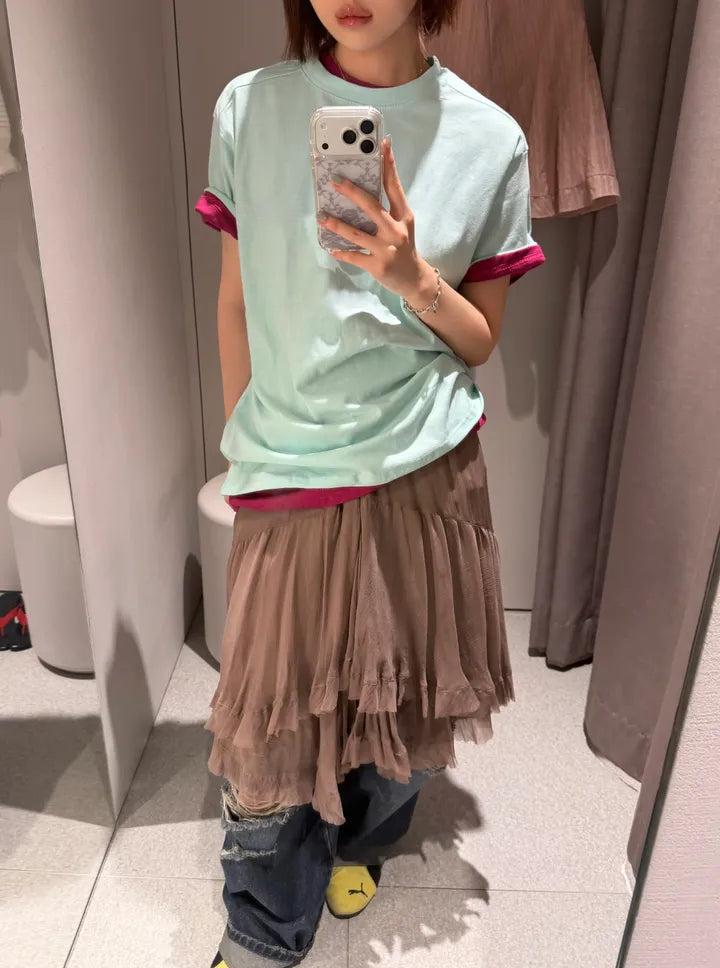 12隻顏色短袖Basic Tee
