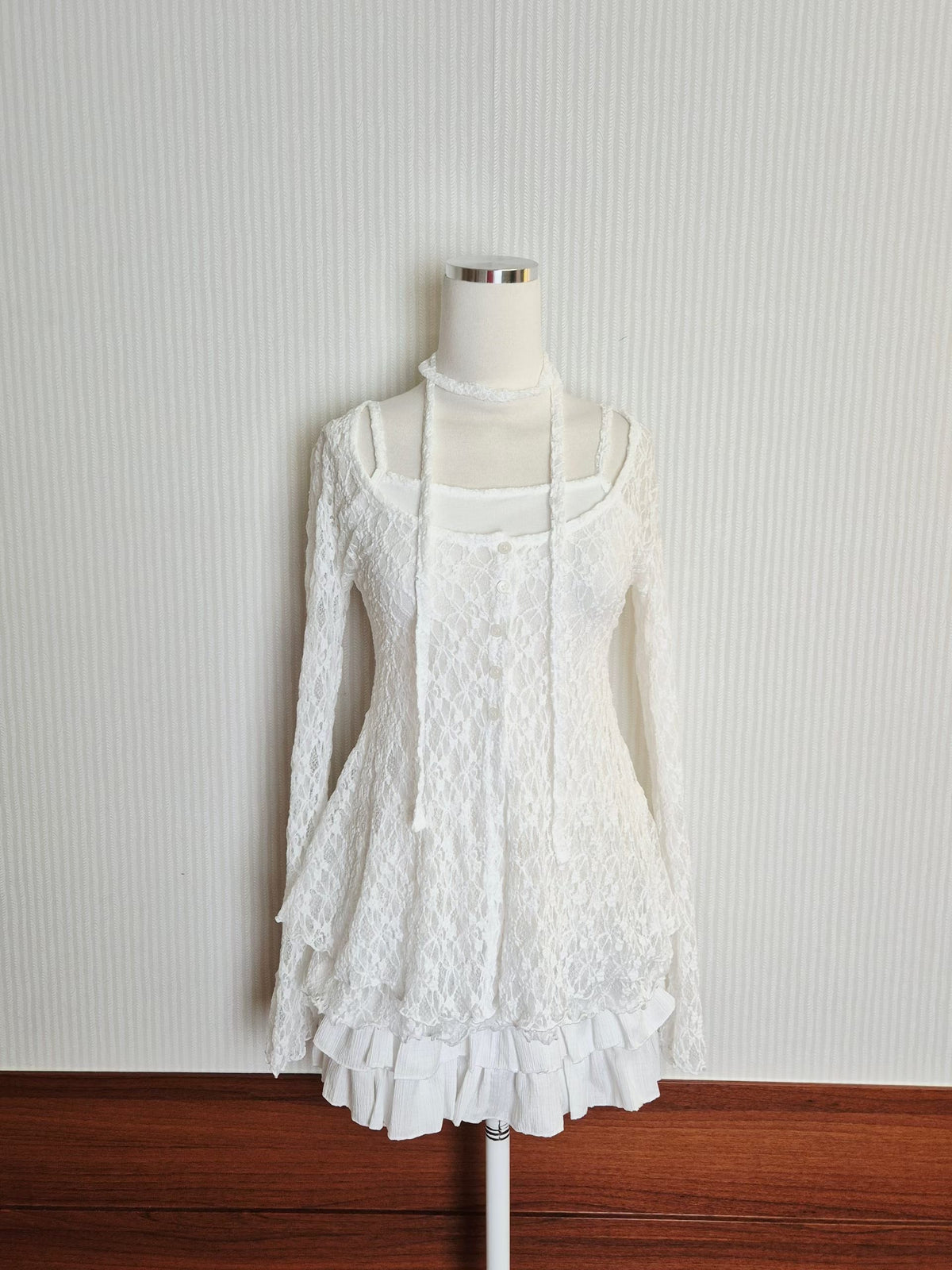 掛脖Lace Set Top 四色入