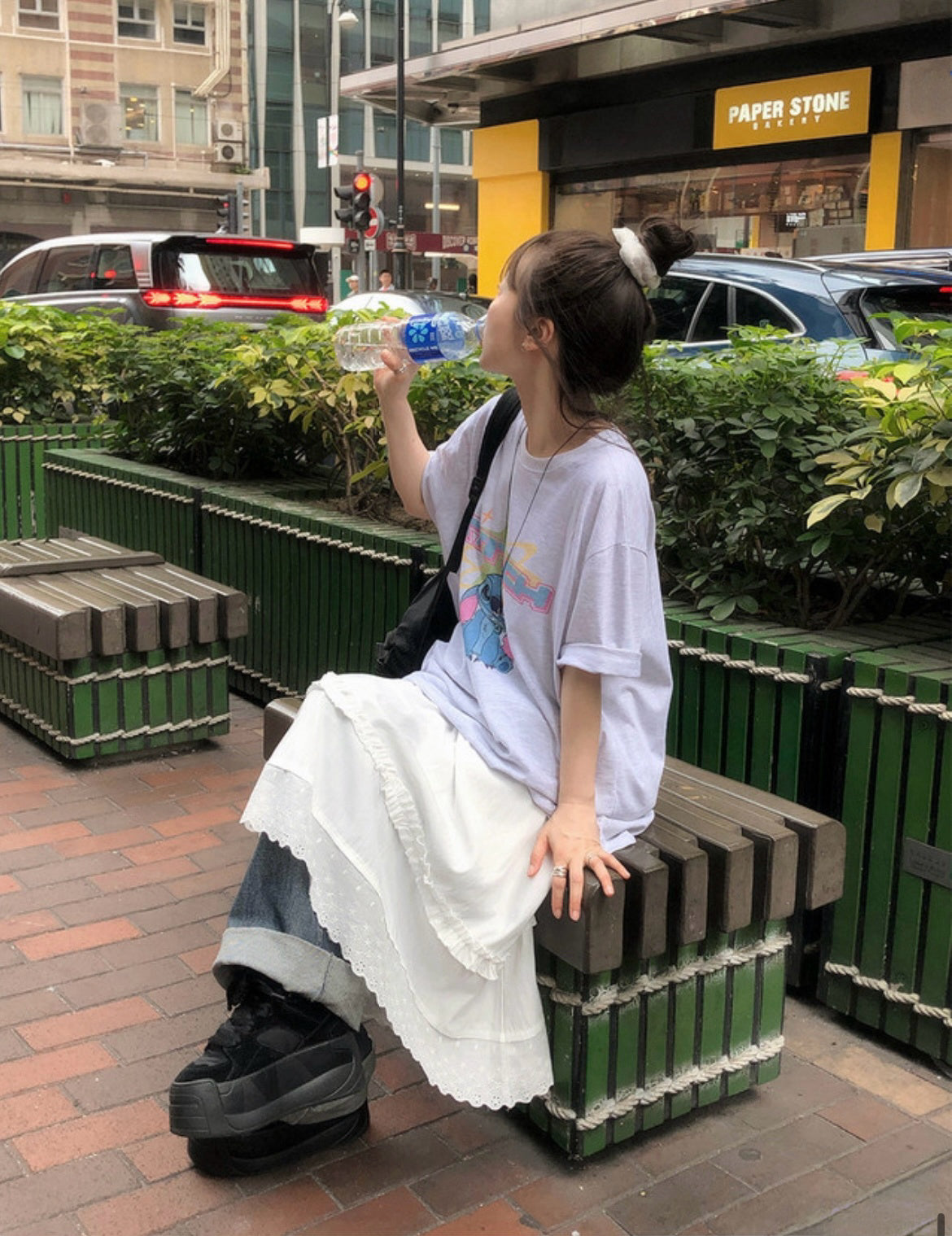 超可愛! STITCH Boxy Tee 四色入
