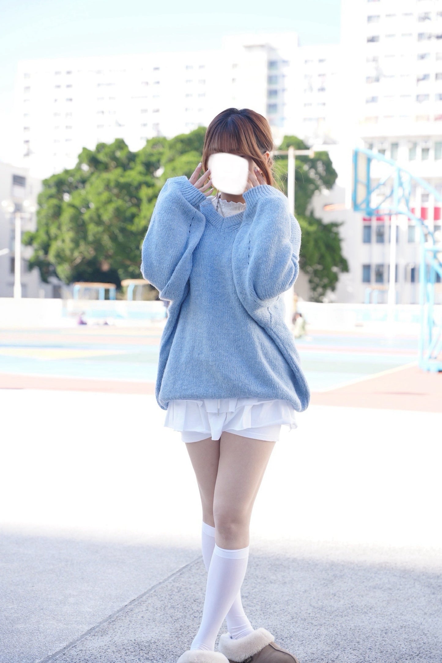 Layer綁帶短裙 三色入