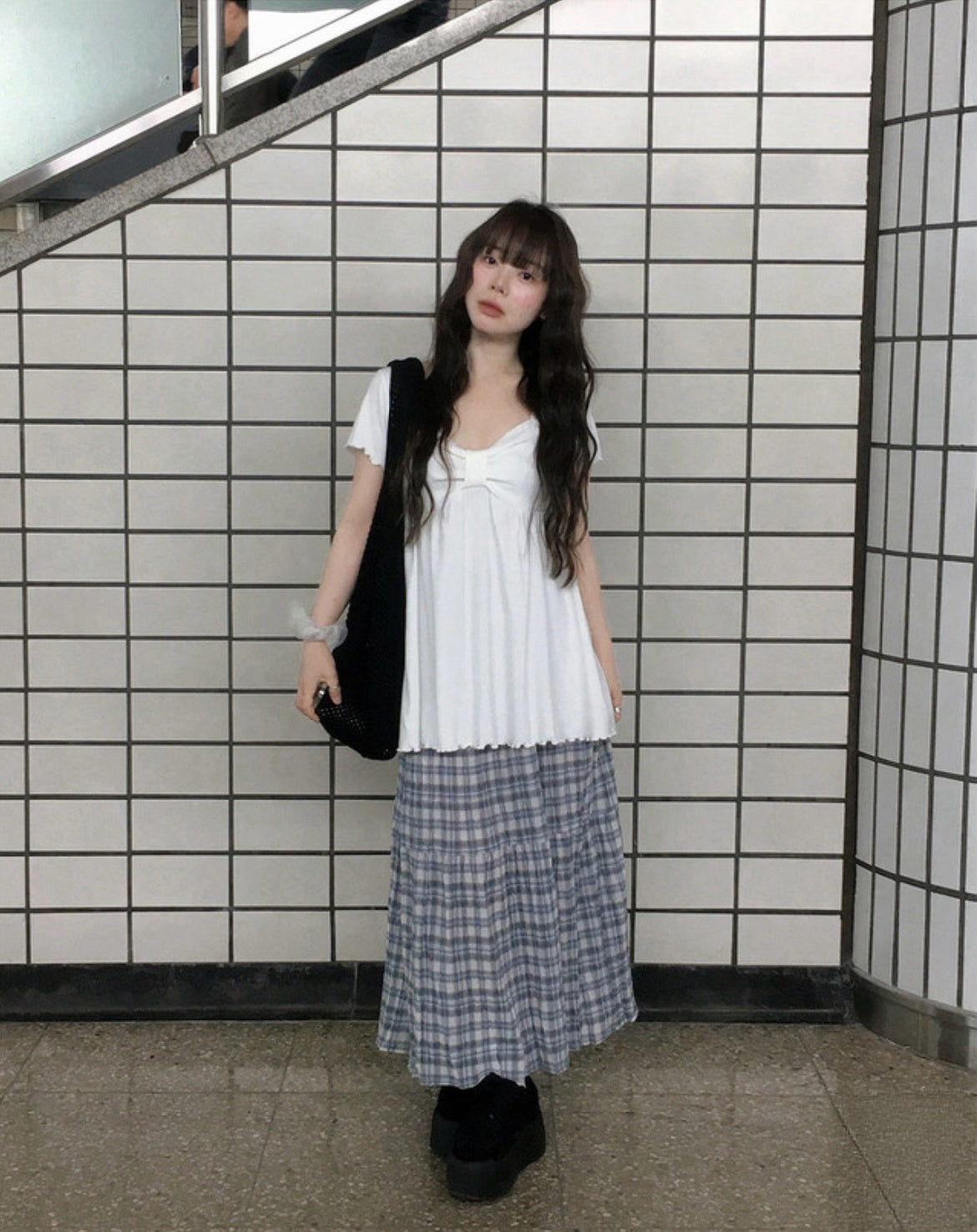 蝴蝶結短袖Top 三色入
