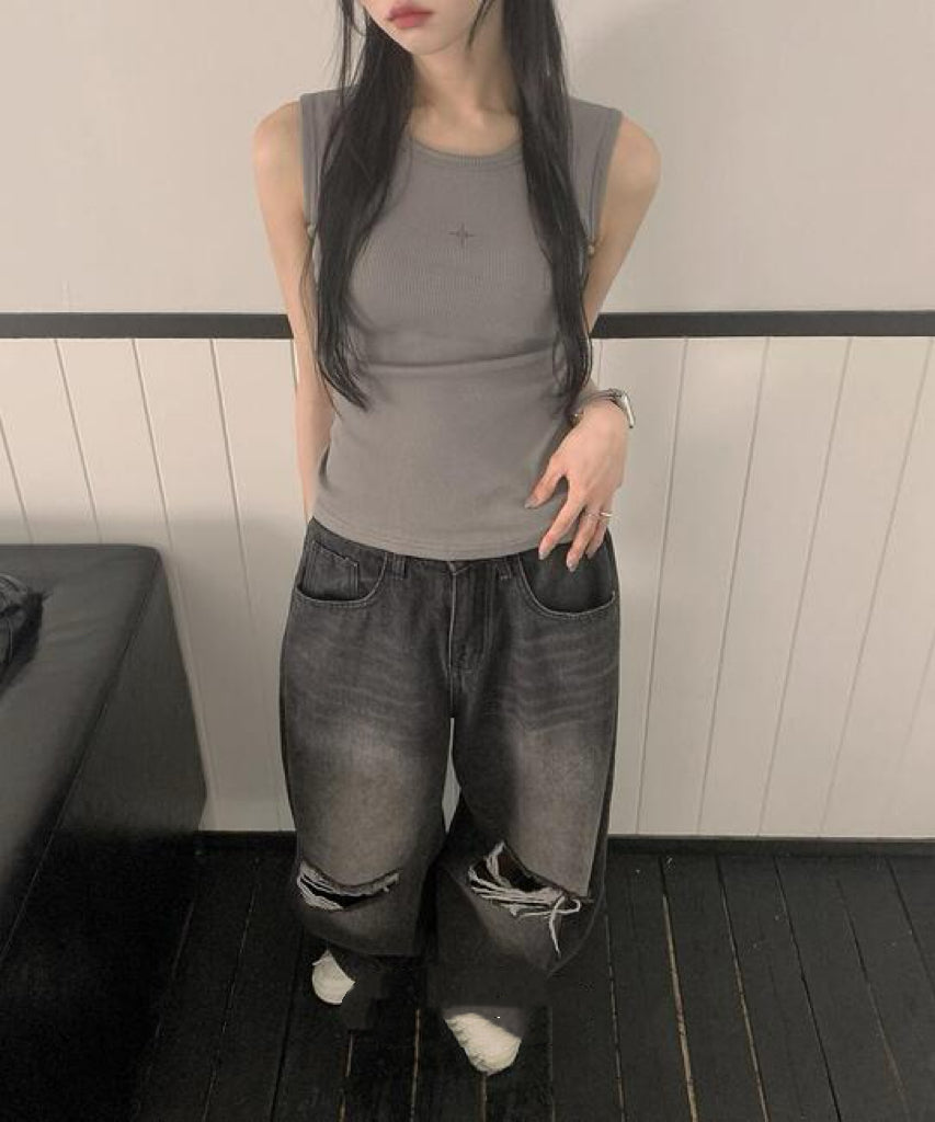 型格Pattern背心Top 四色入