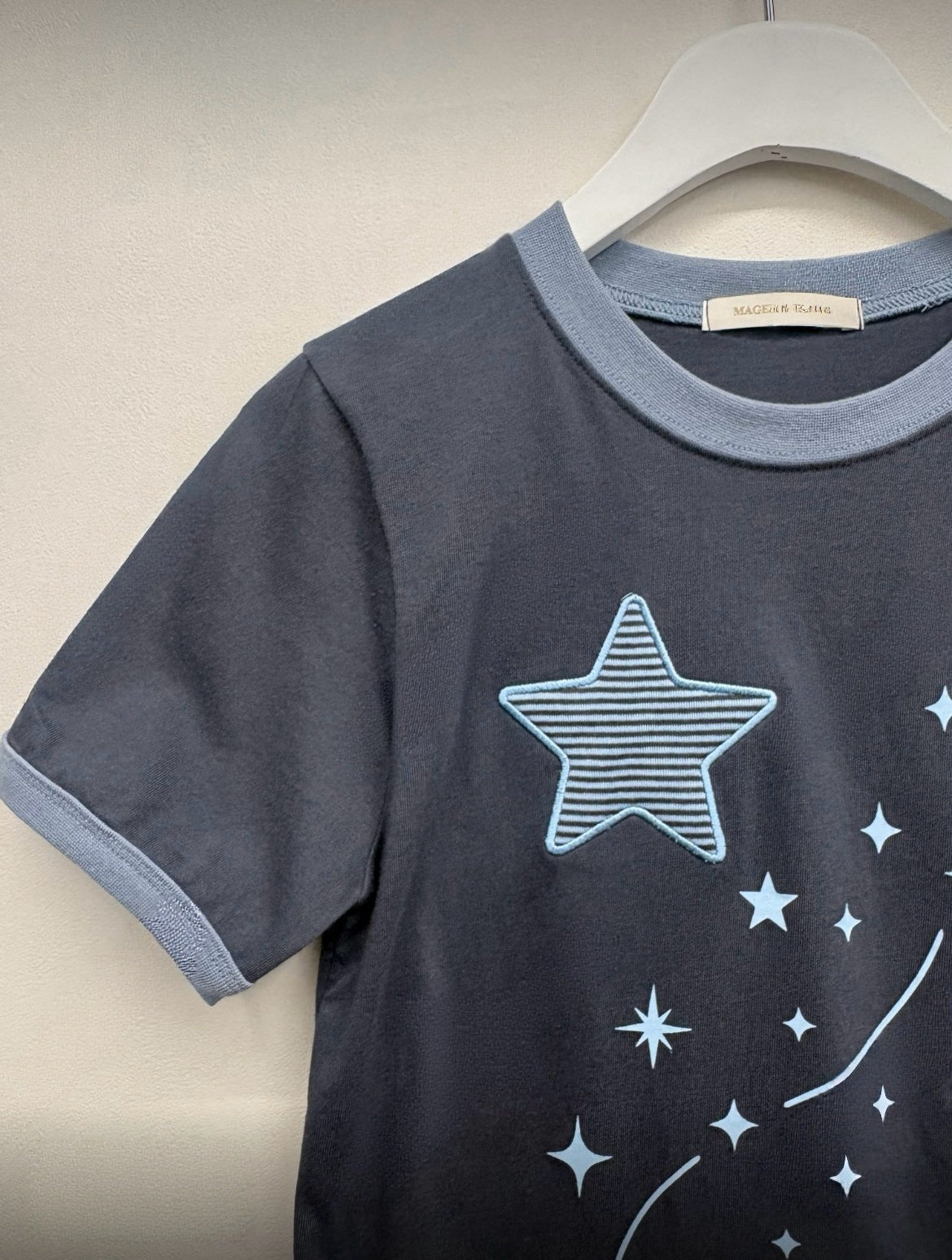 超人氣星星Crop Top 四色入