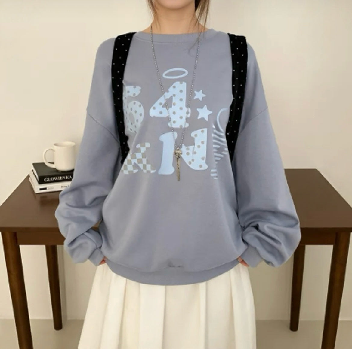 3月限定韓貨預訂95折☆ 波點星星Print Tee 四色入