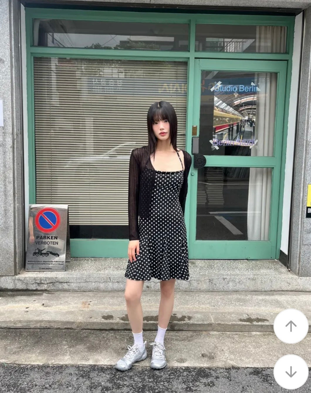 直紋鈕扣薄薄外套 四色入