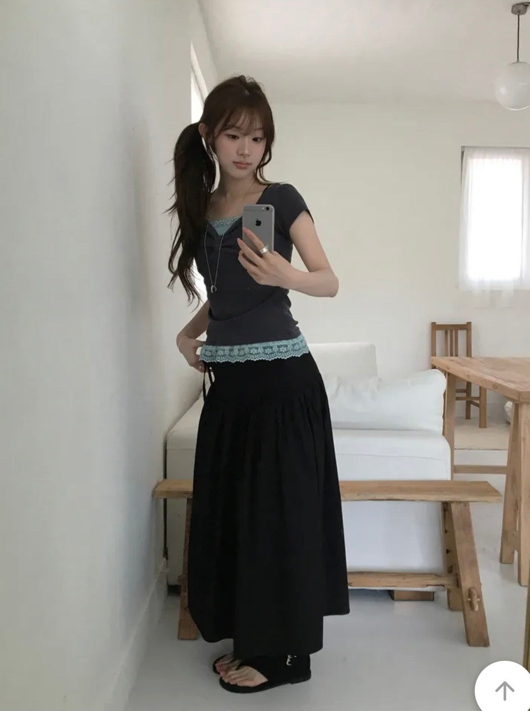 蝴蝶結方領短上衣 三色入