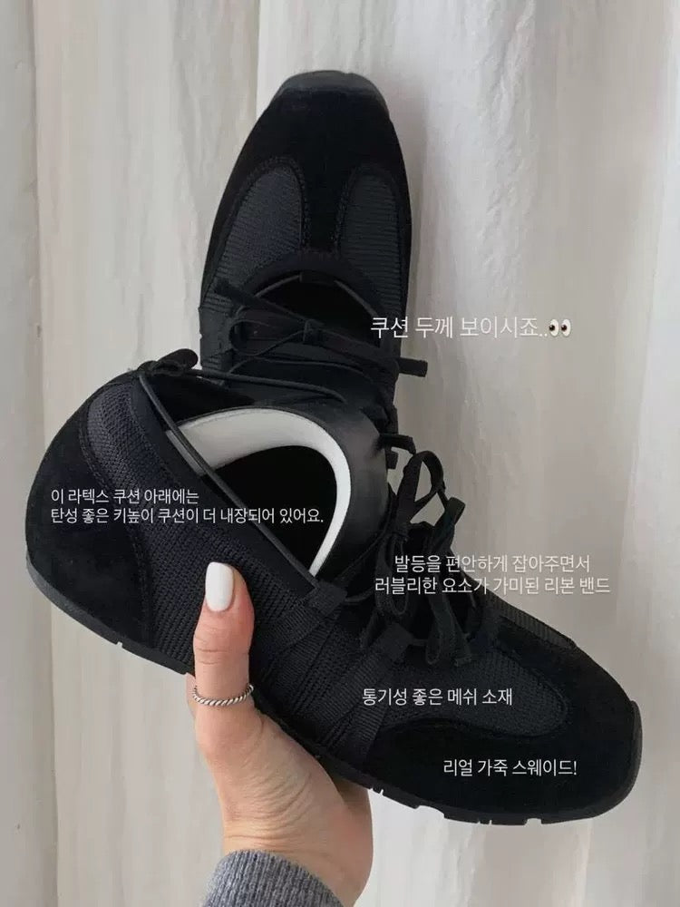 韓網大hit款式🔥！Ribbon mood ballet sneakers
