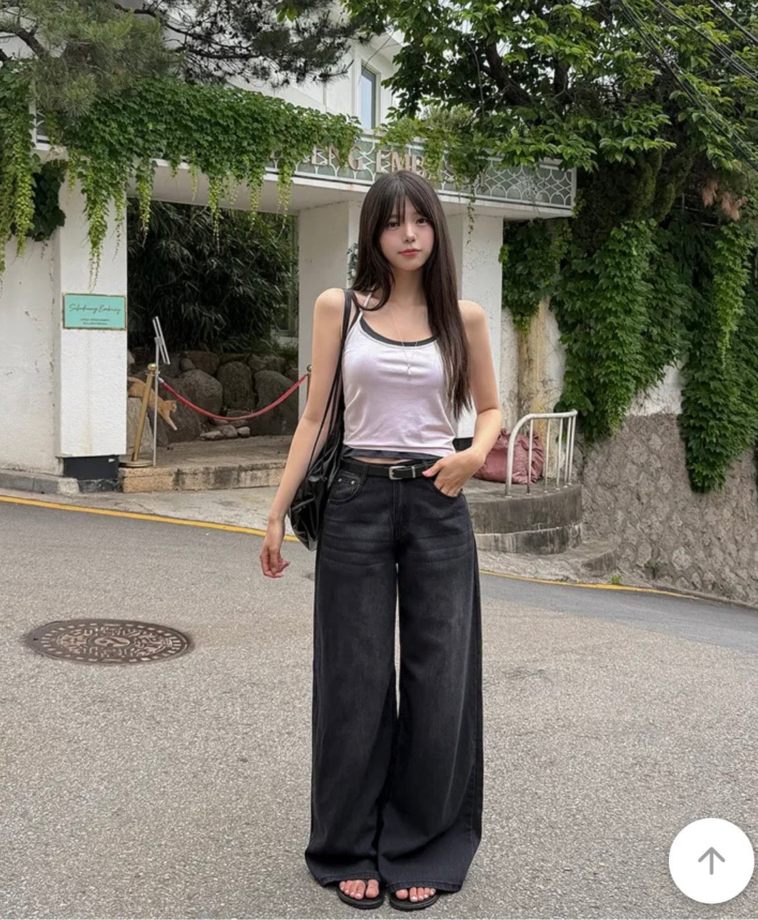雙層掛脖吊帶背心 三色入