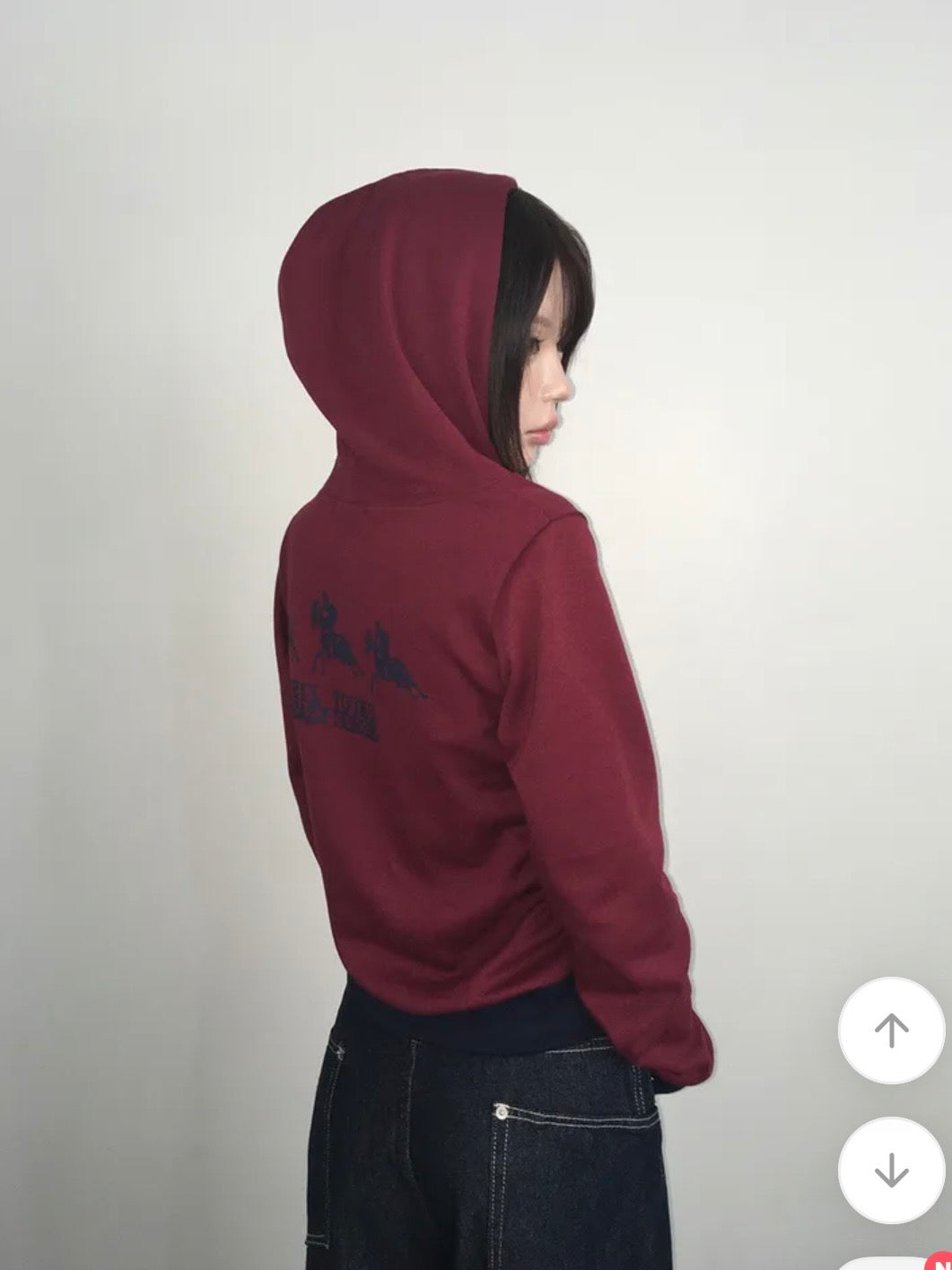 復古撞色拉鏈帽外套 四色入