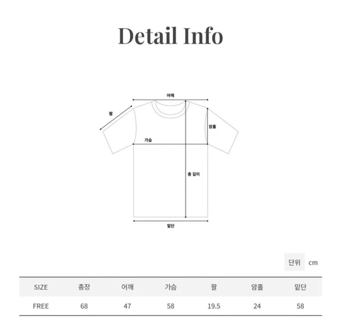 12隻顏色短袖Basic Tee