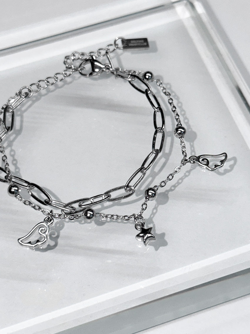 韓國MELTING HEART CLUB ANGEL WISH DROP BRACELET