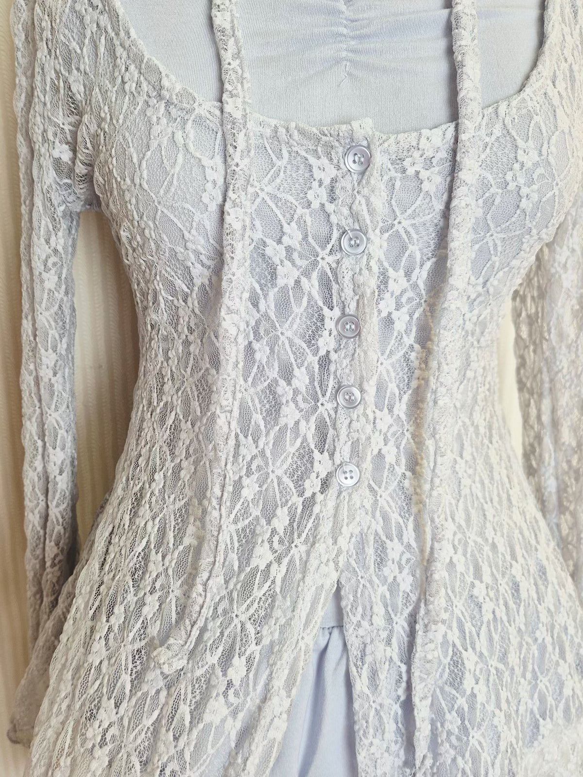 掛脖Lace Set Top 四色入