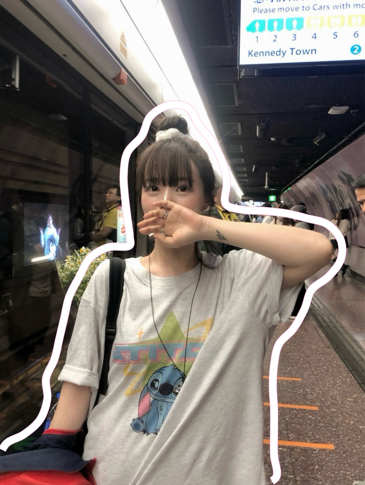超可愛! STITCH Boxy Tee 四色入