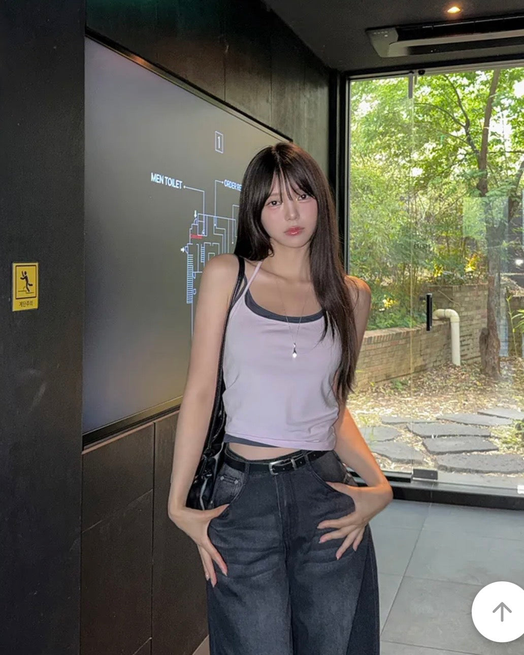 雙層掛脖吊帶背心 三色入