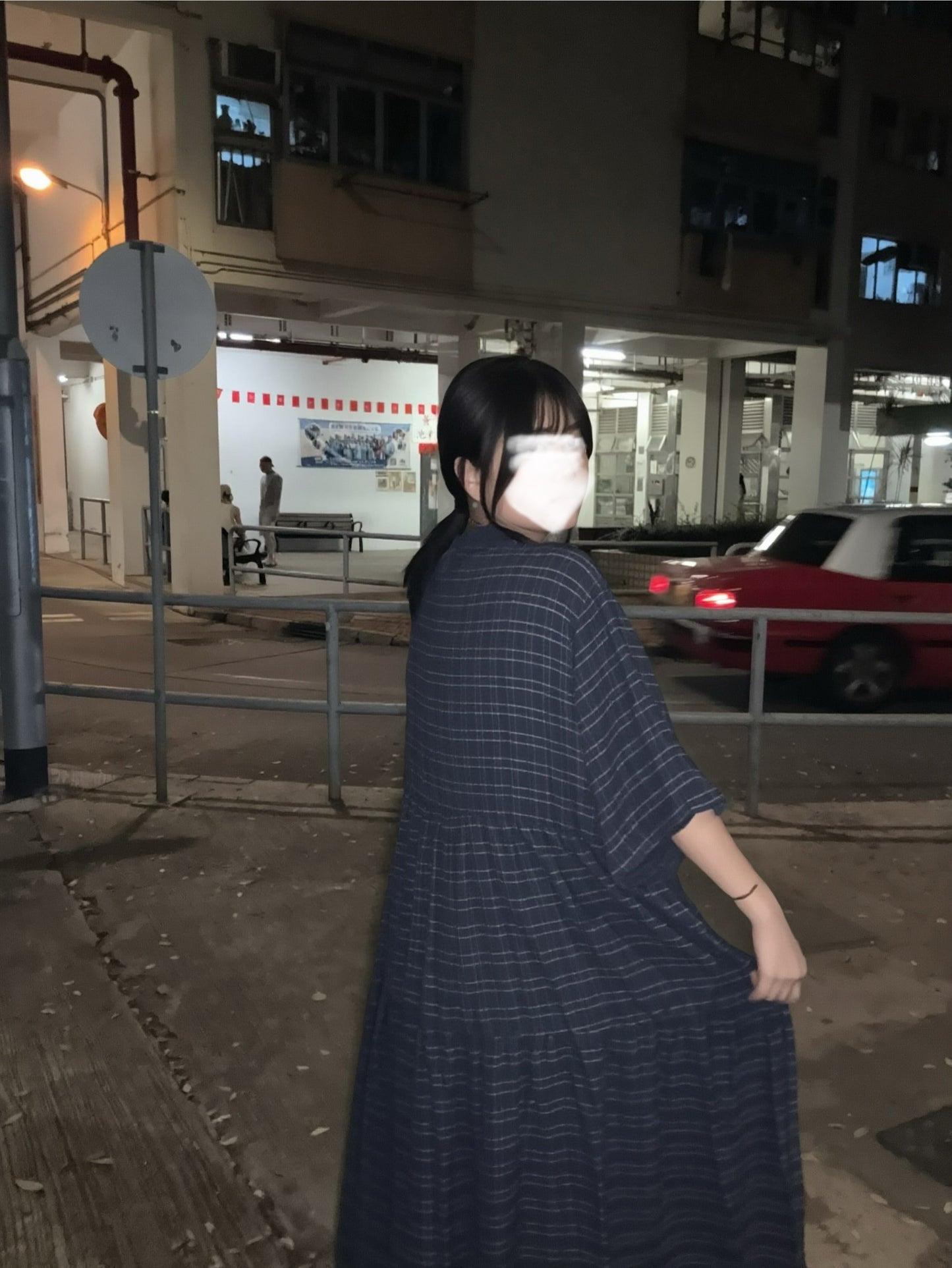 暗紋泡泡袖OPS
