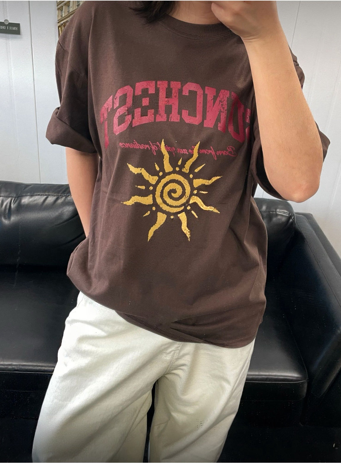 太陽Oversize Tee 三色入
