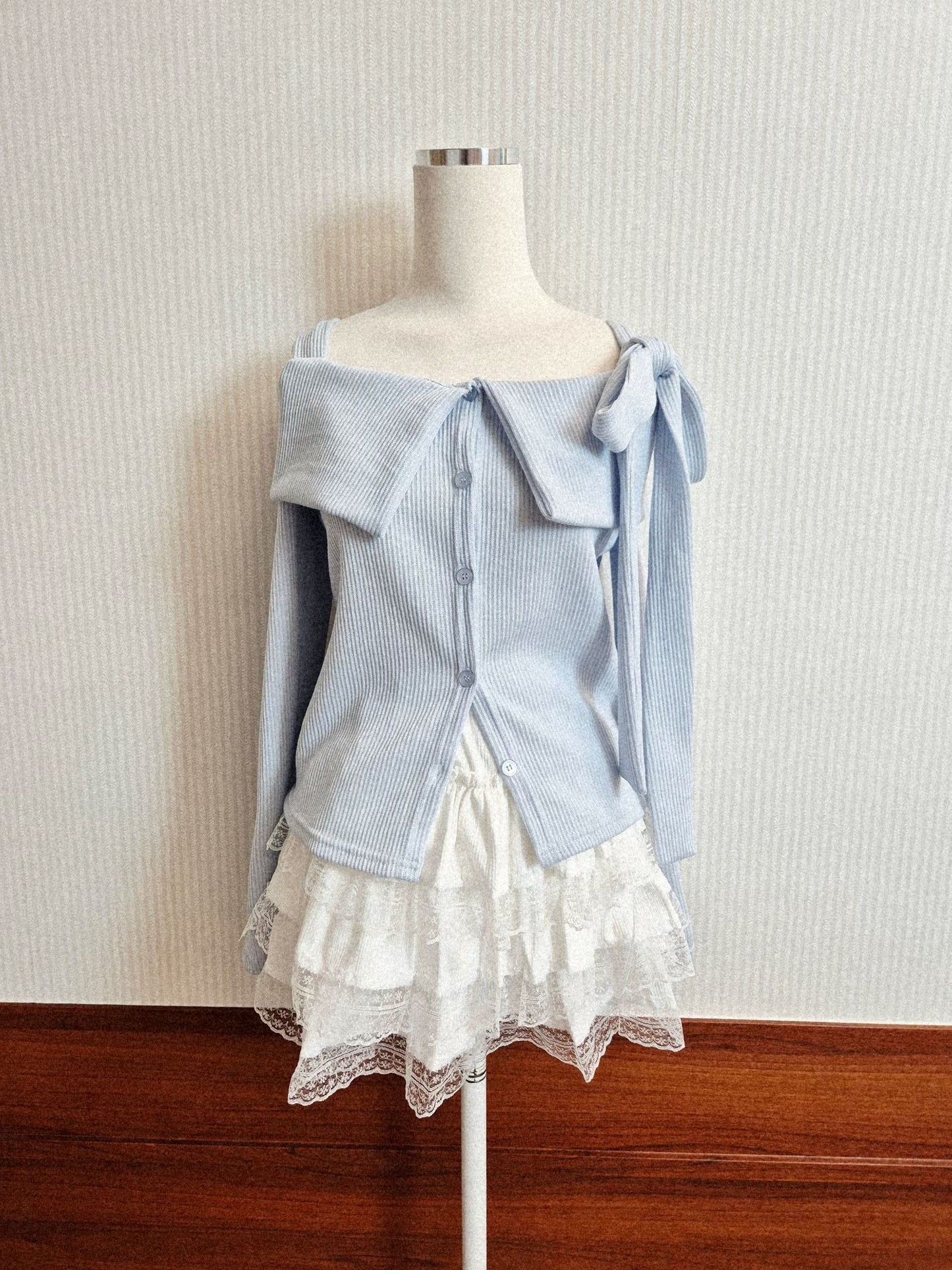 [$109系列] 3way綁帶扣鈕Top